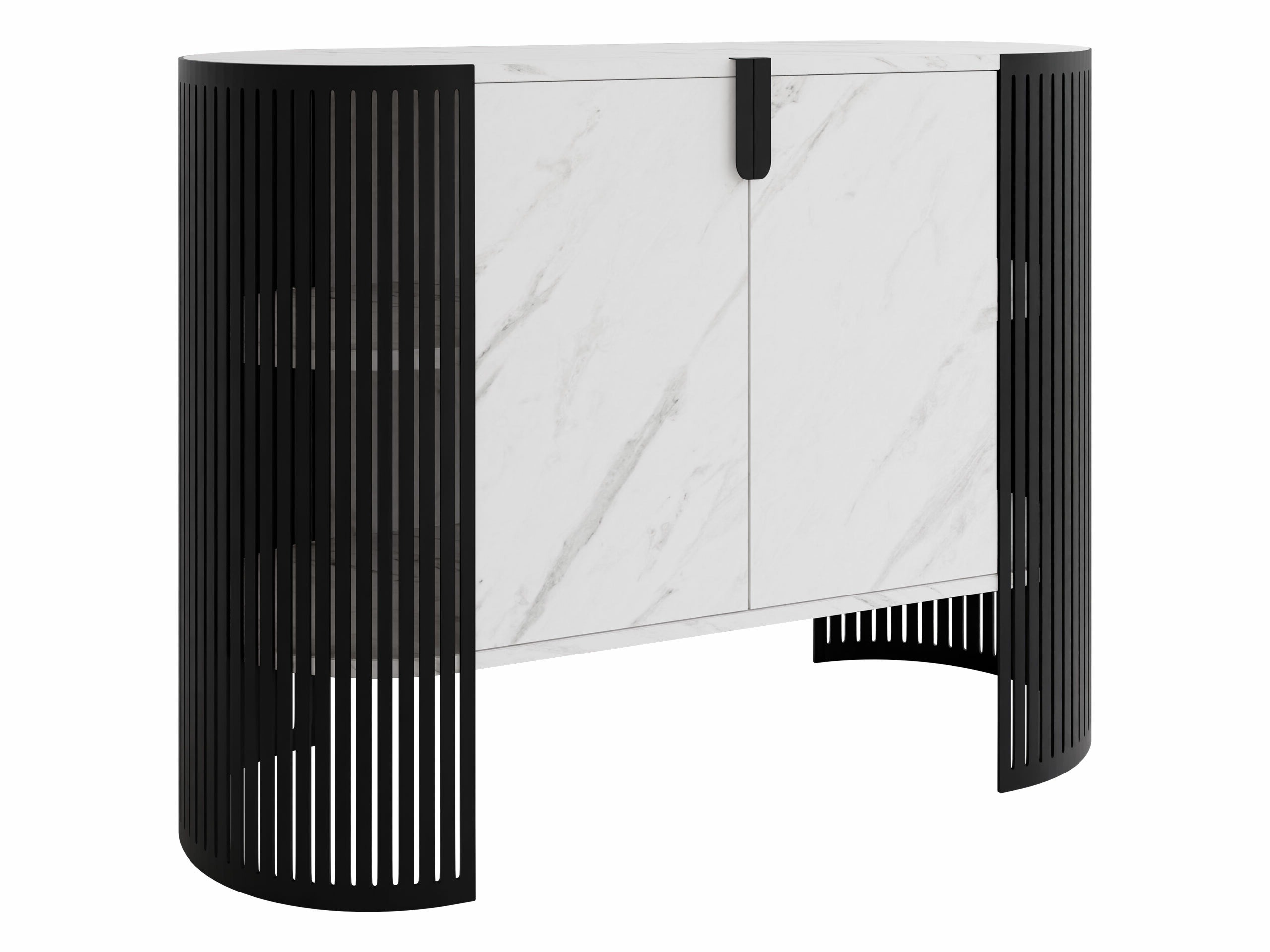 Sideboard Civer (Black + White marble)