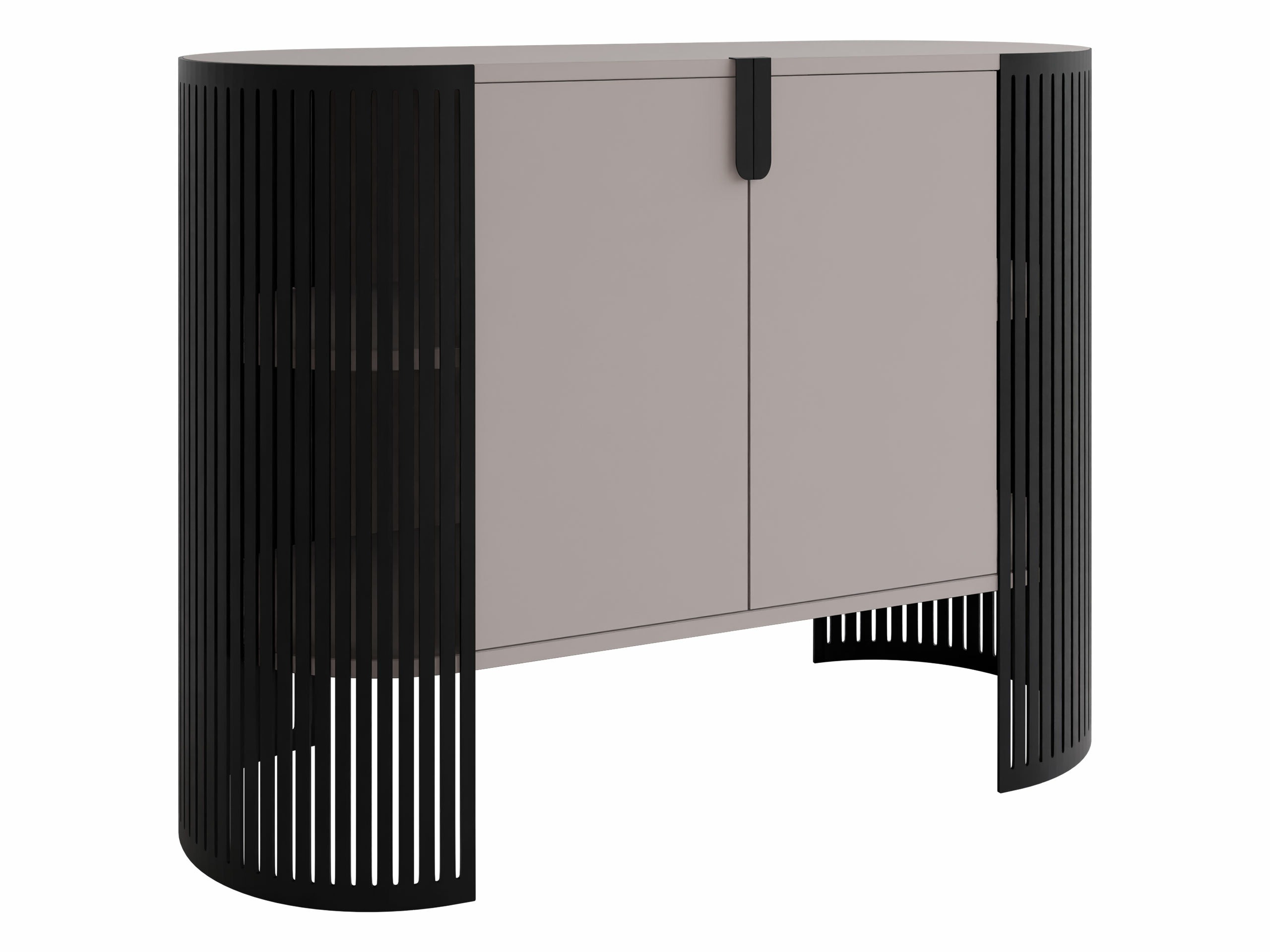 Sideboard Oswego 140 (Black + Cashmere)