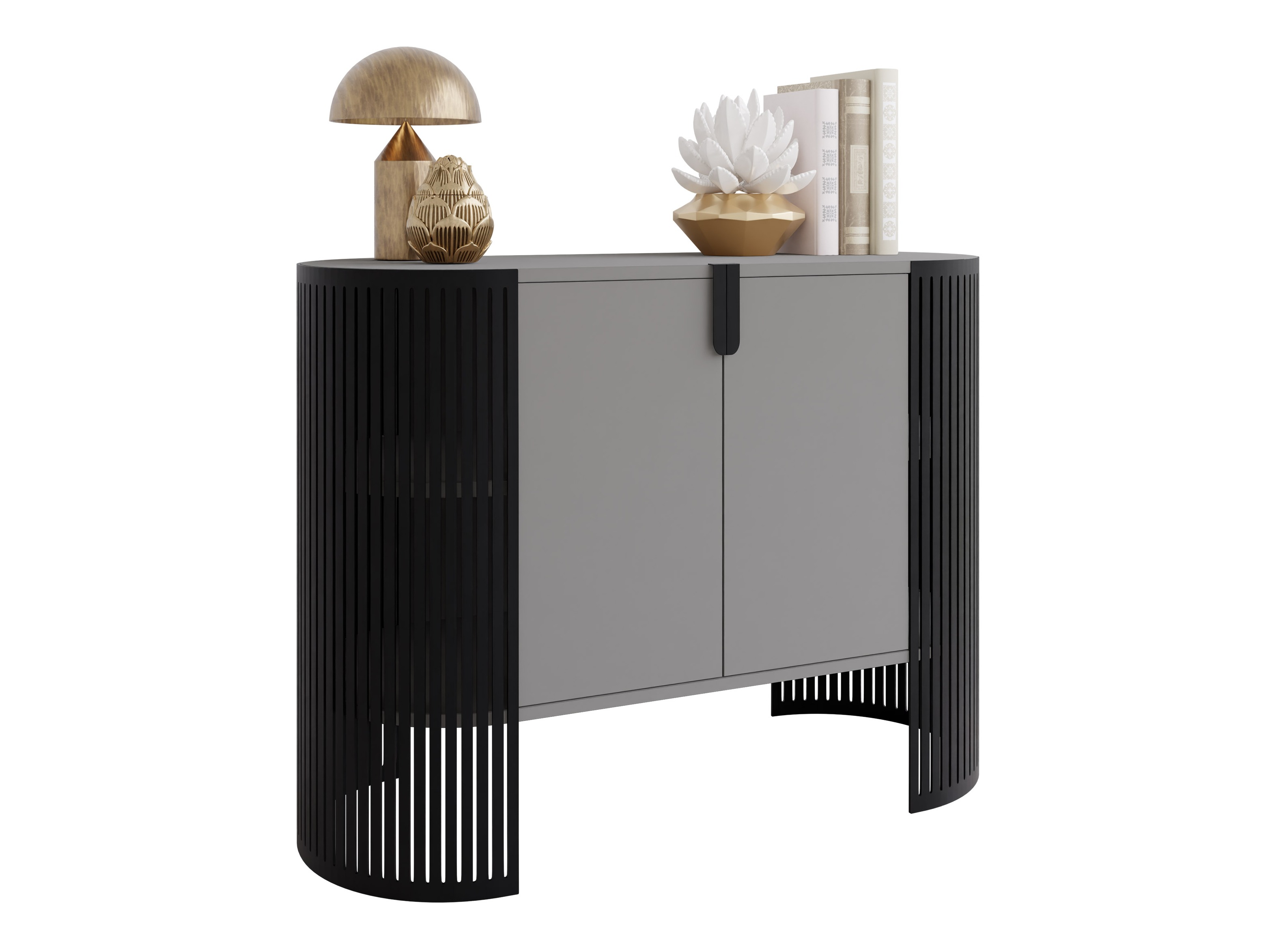 Sideboard Oswego 140 (Black + Graphite)