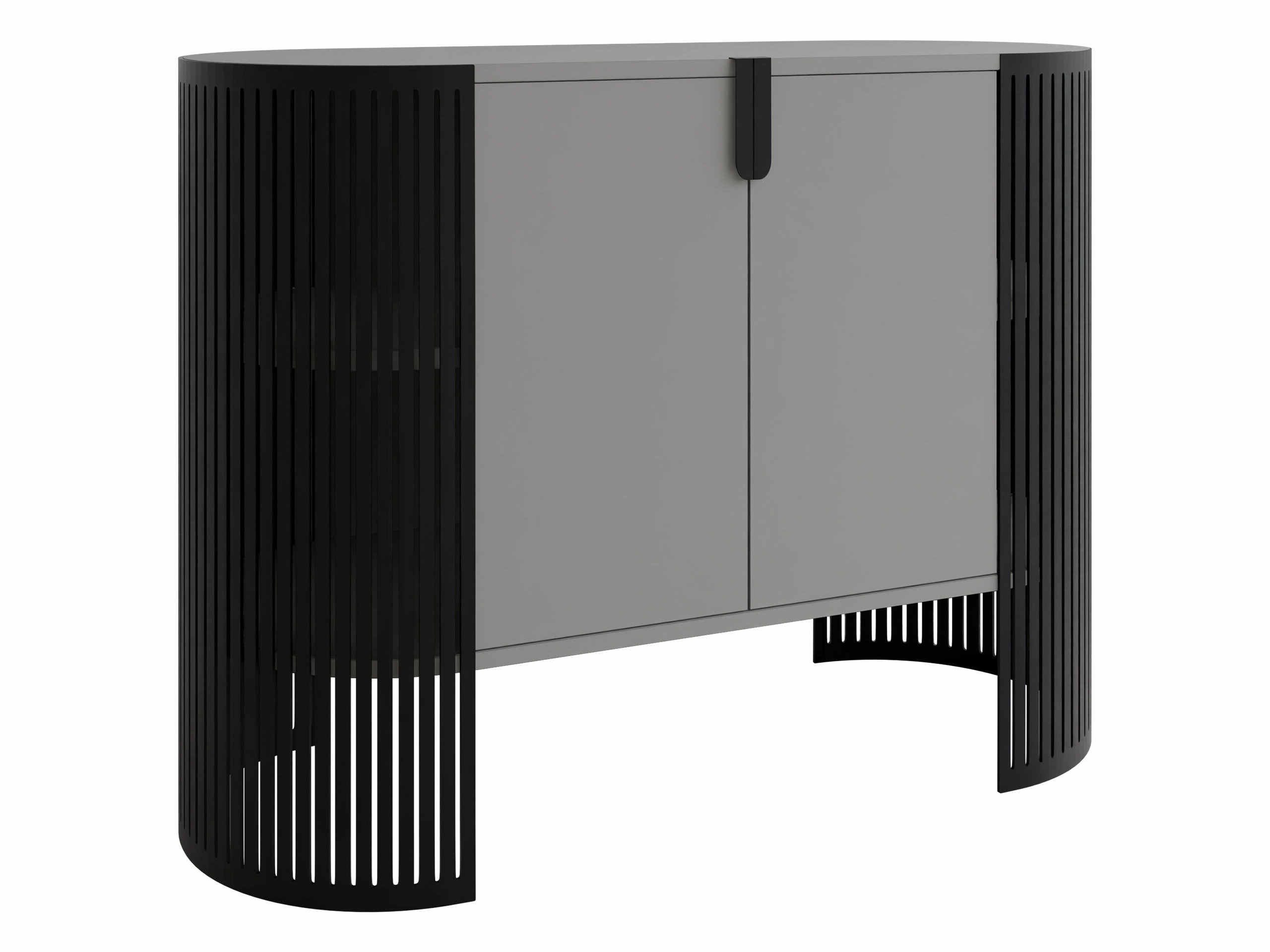 Sideboard Oswego 140 (Black + Graphite)