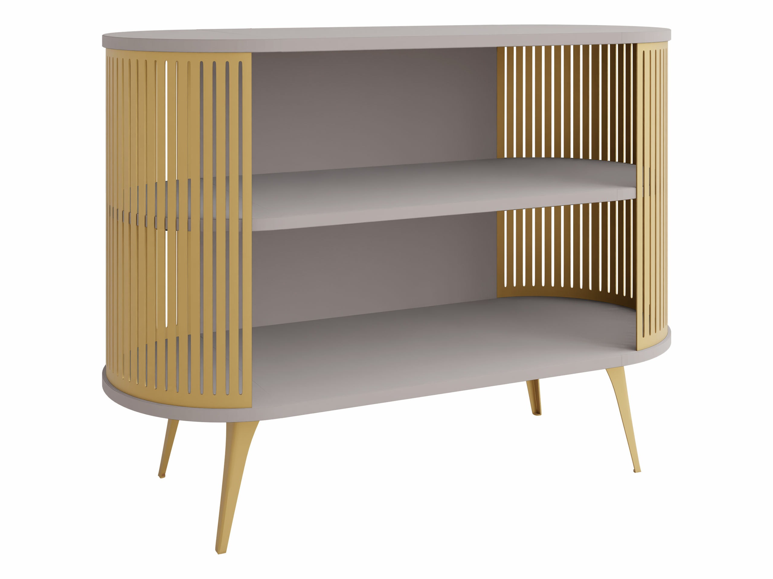 Bookcase Oswego 149 (Golden + Cashmere)