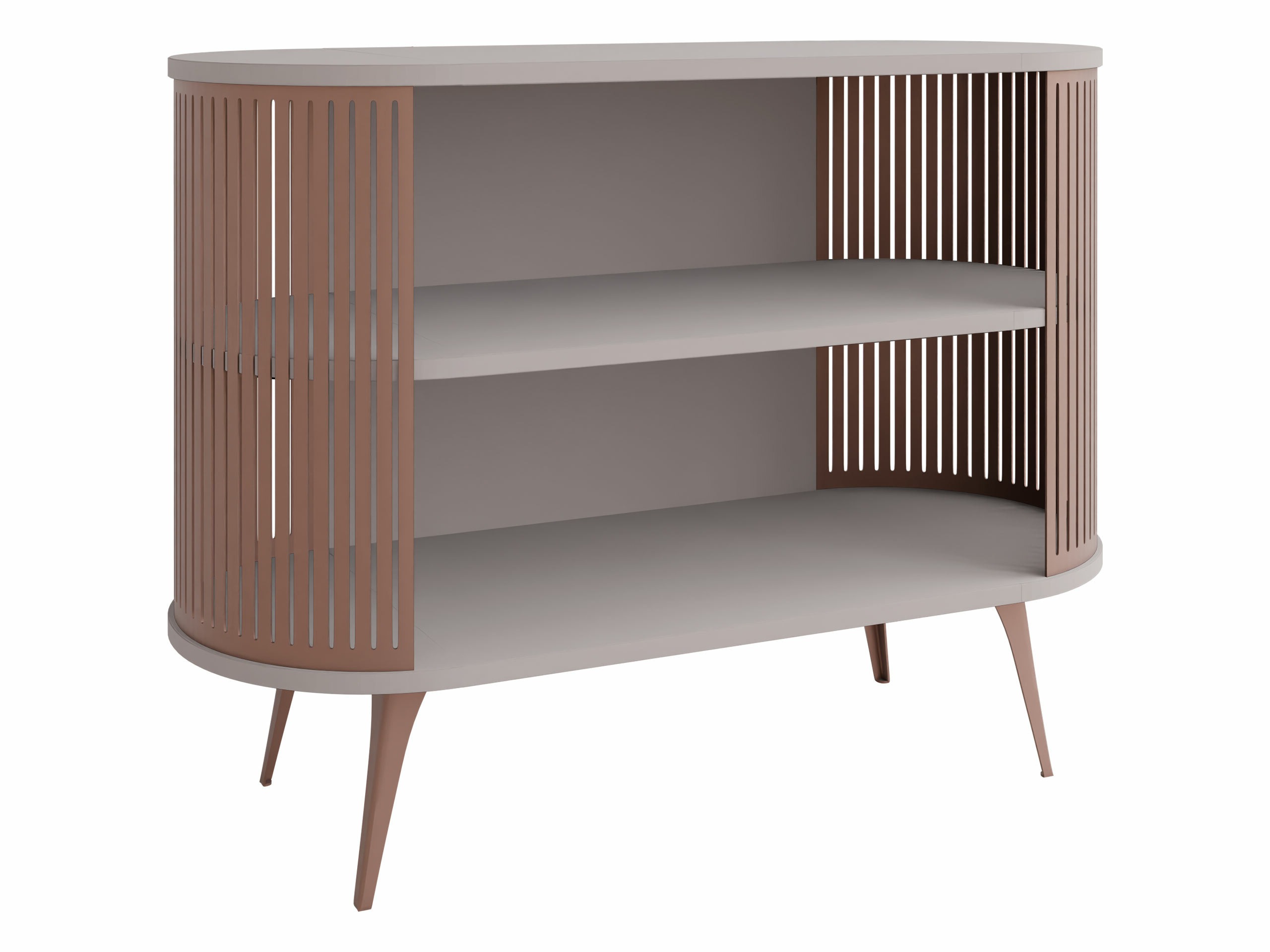 Bookcase Vitum I (Pink + Cashmere)