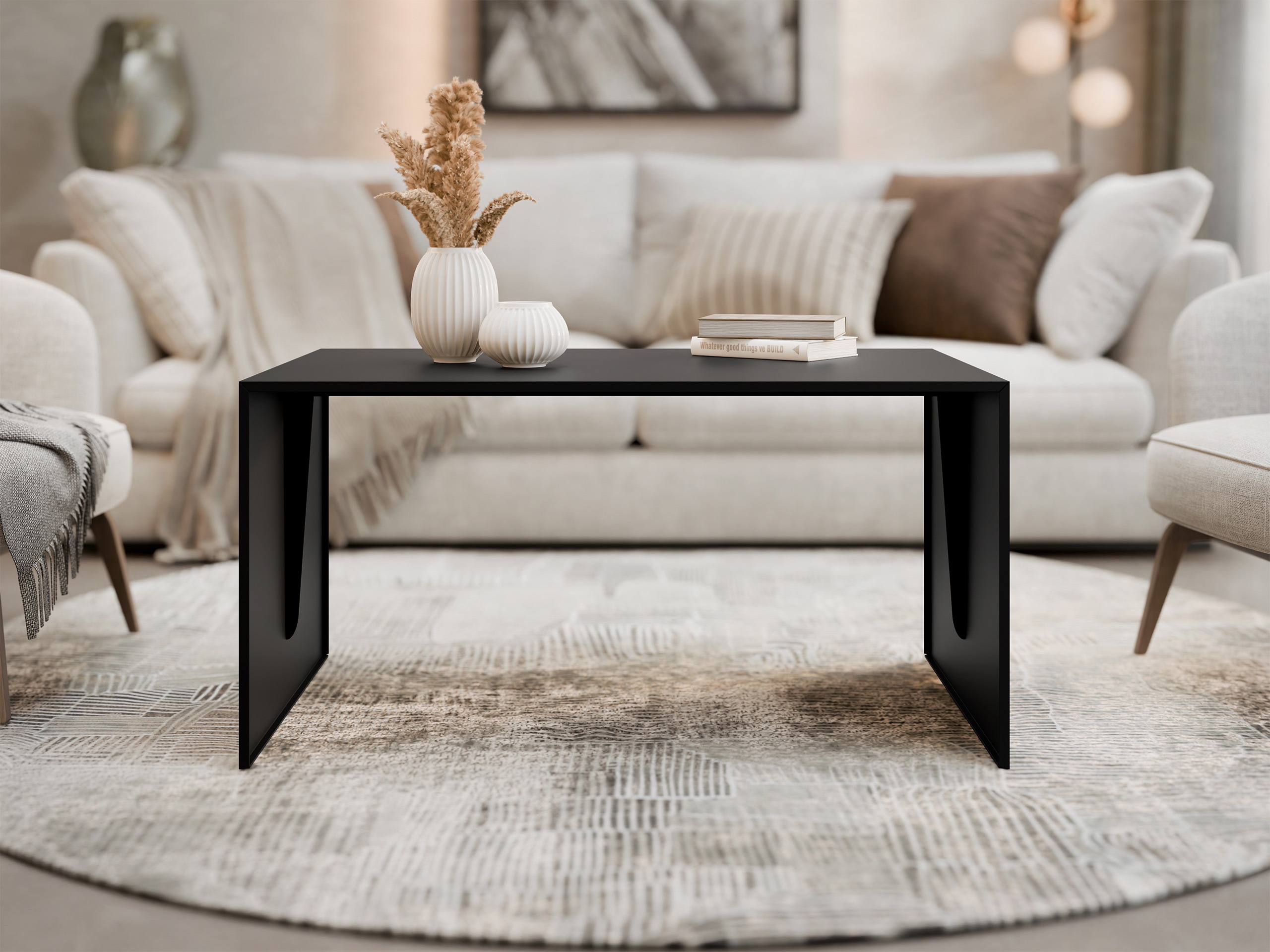 Coffee table Oswego 146 (Black)