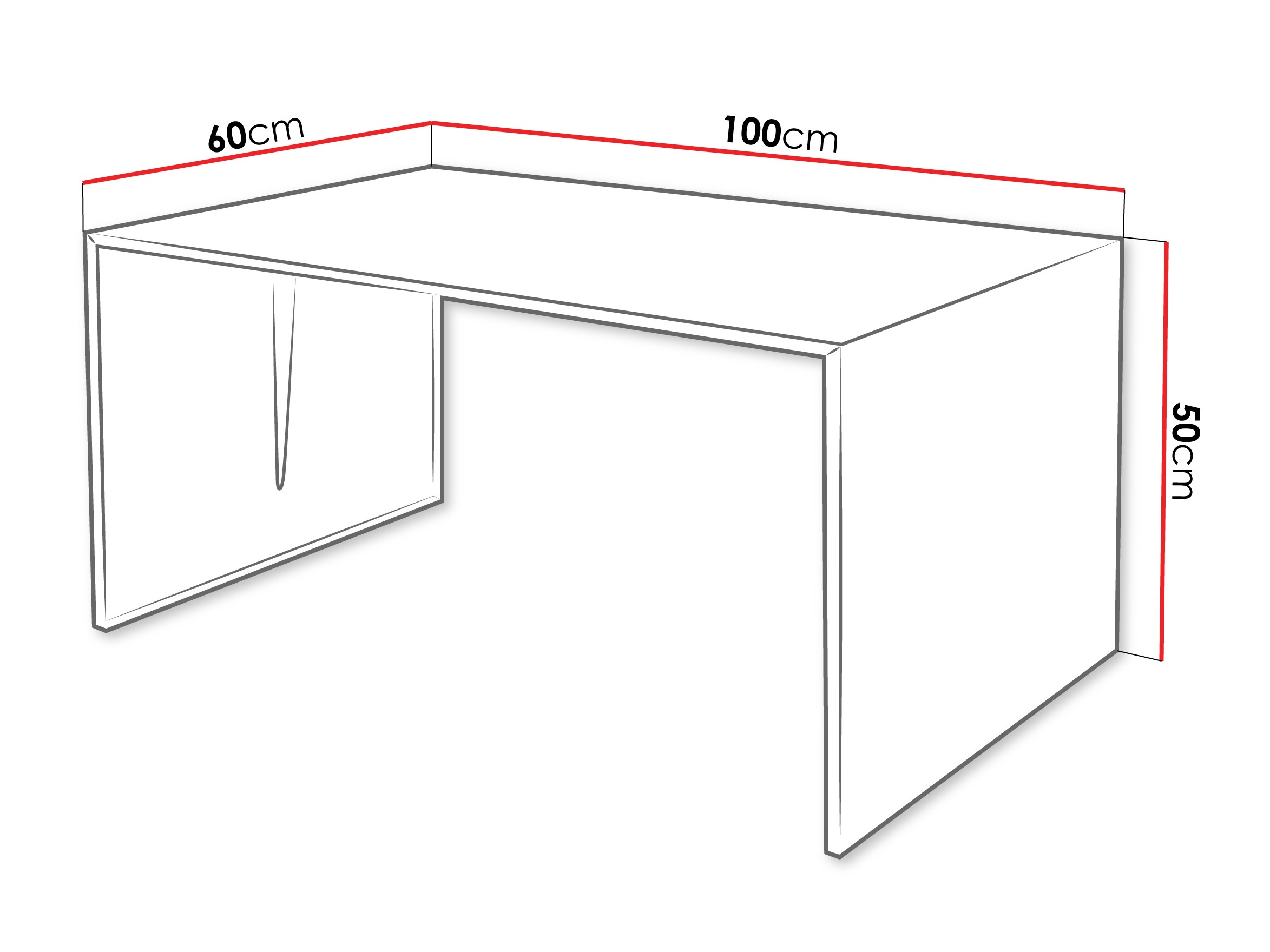Coffee table Oswego 146 (Black)
