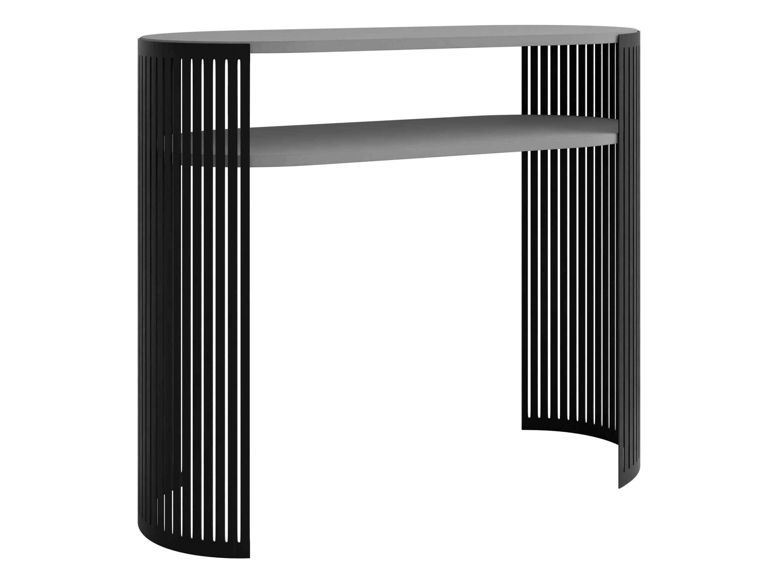 Console table Oswego 143 (Black + Graphite)