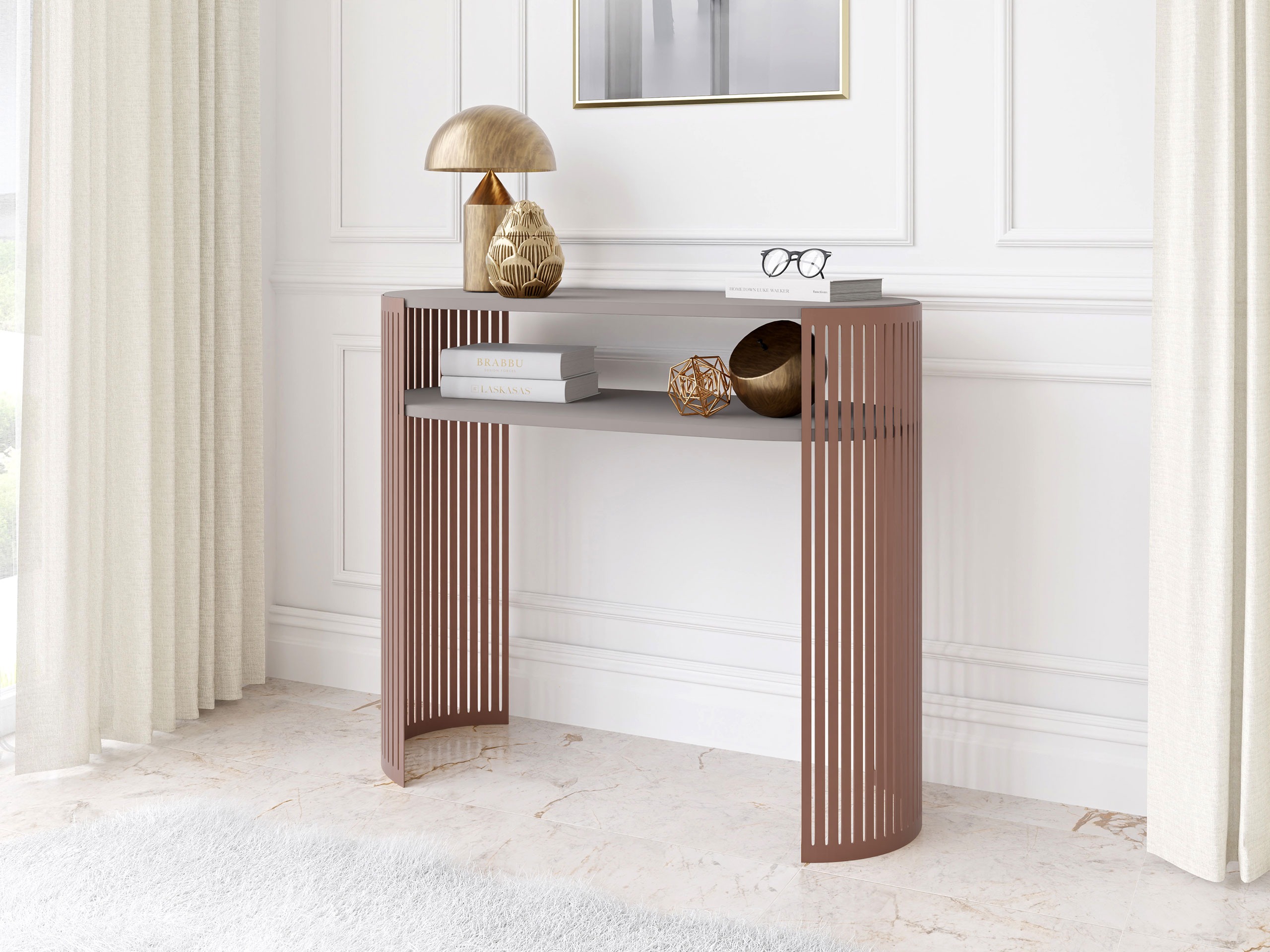 Console table Oswego 144 (Pink + Cashmere)