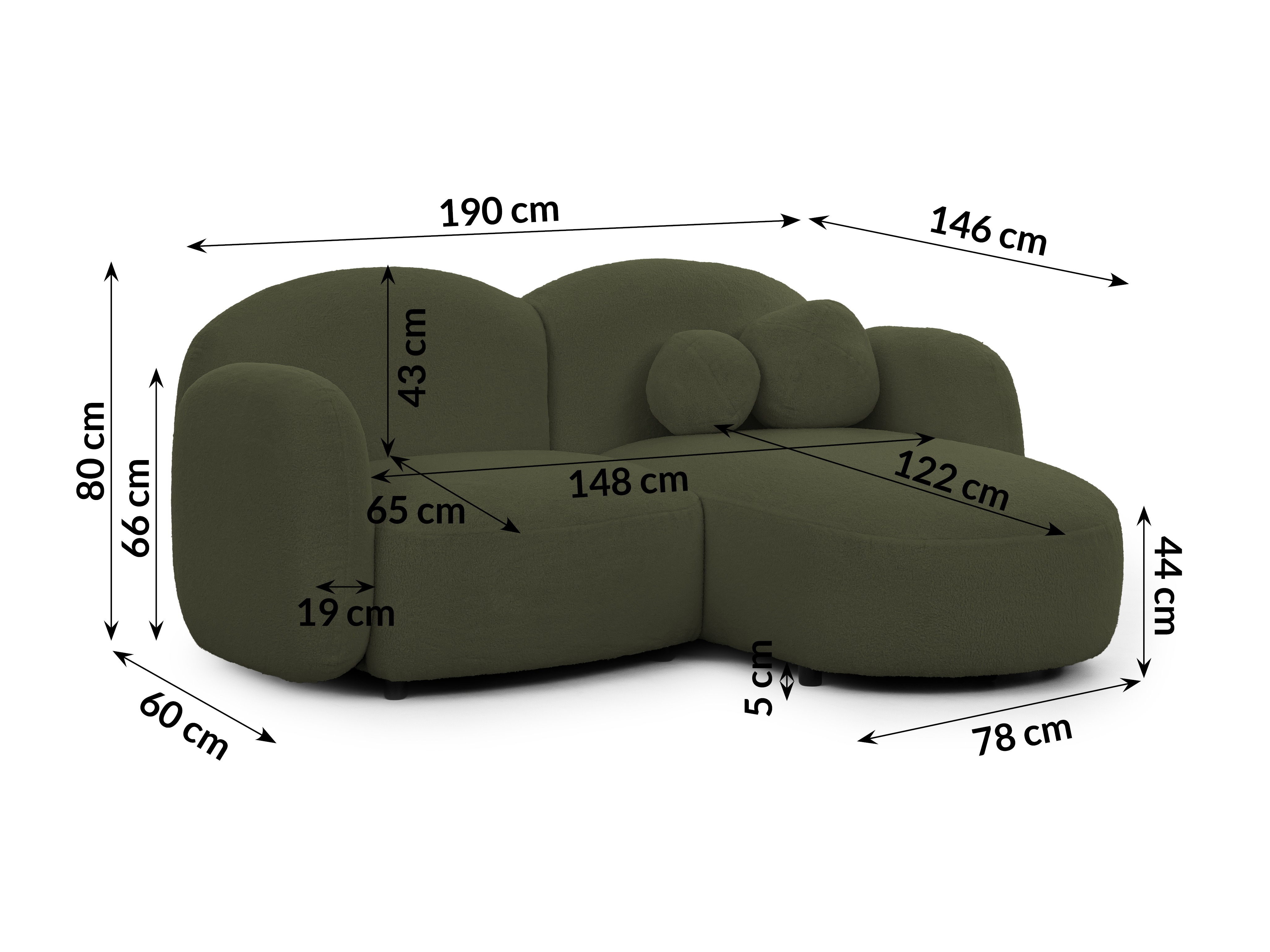 Corner sofa Rocklin 107 (Quelle 37)
