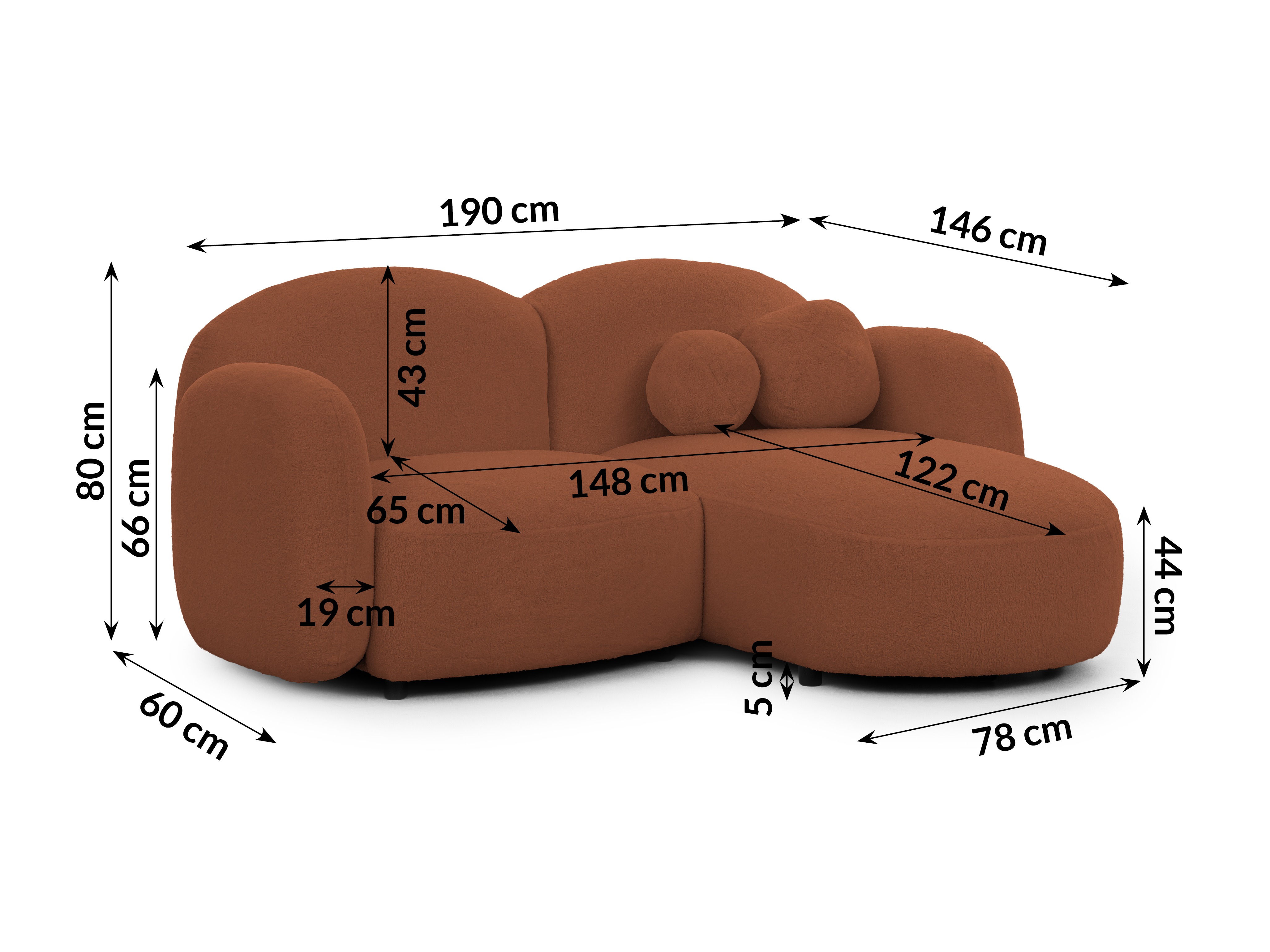 Corner sofa Rocklin 107 (Quelle 54)