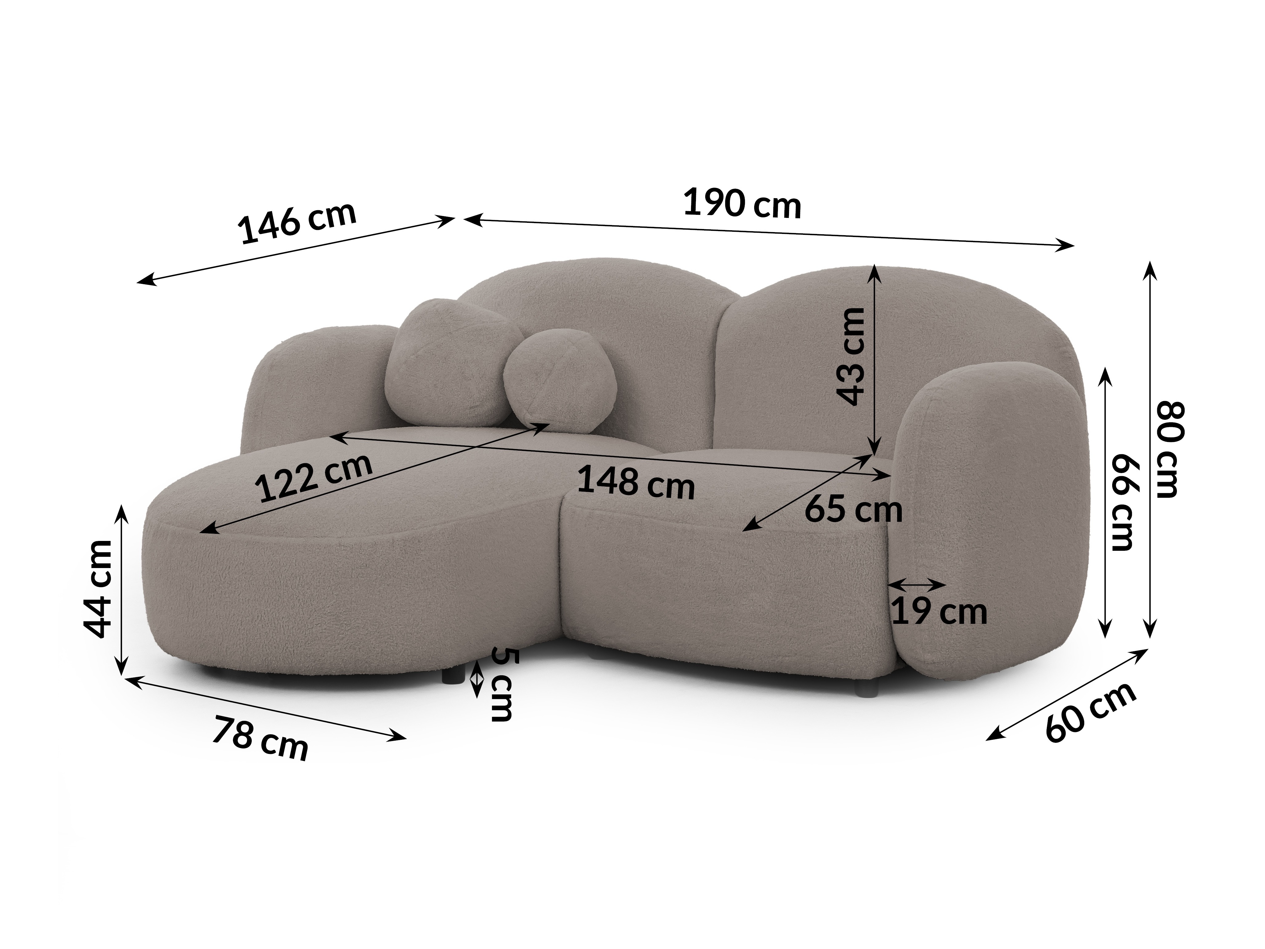 Corner sofa Rocklin 107 (Quelle 83)