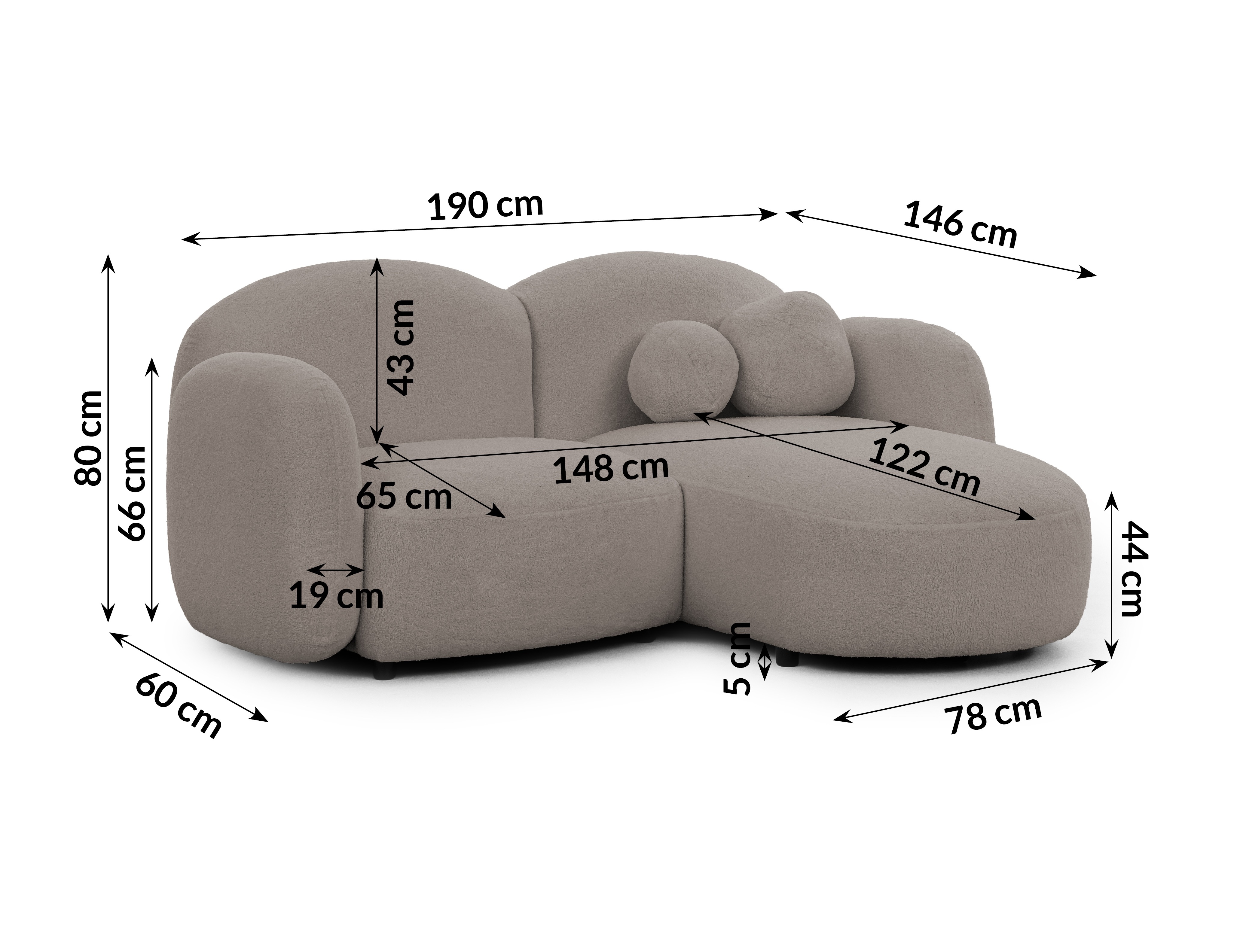 Corner sofa Rocklin 107 (Quelle 83)