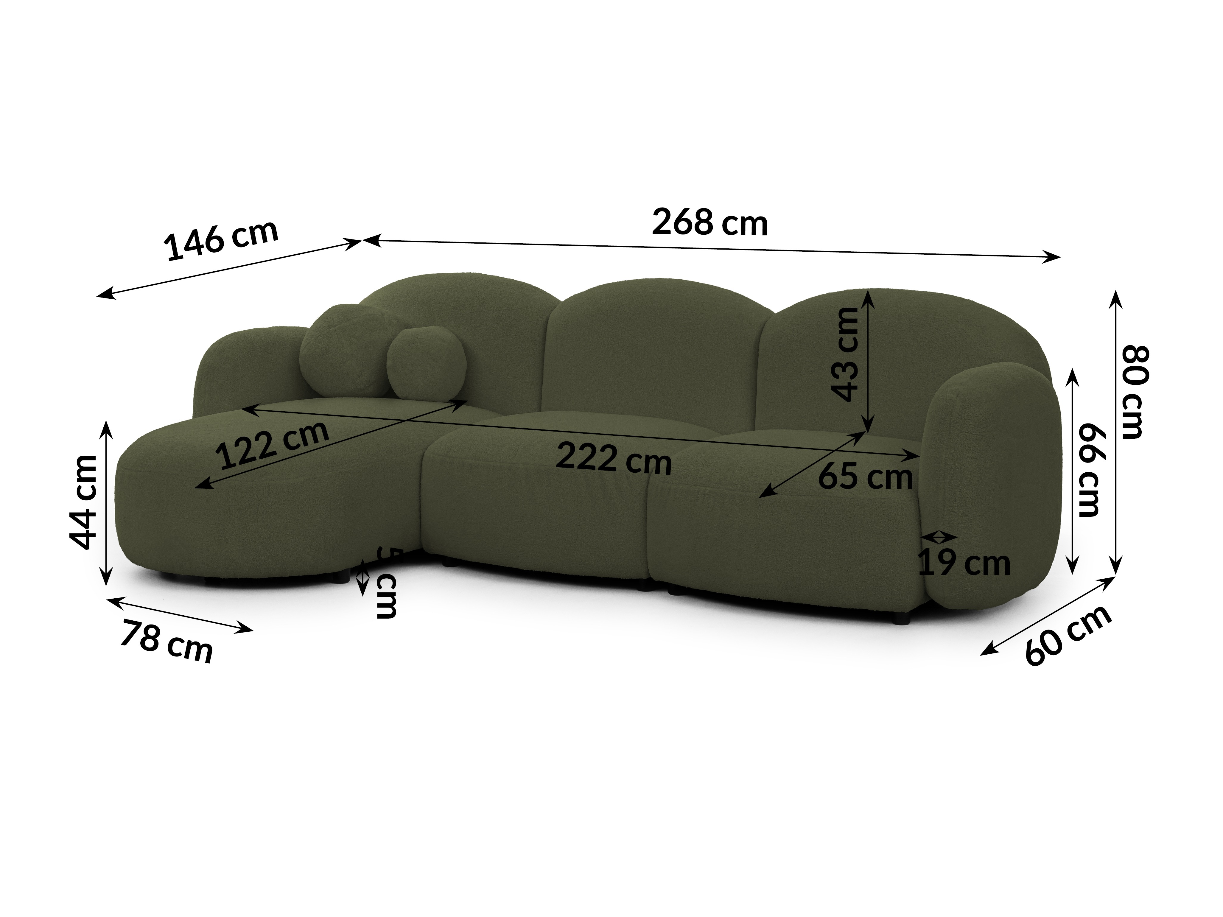 Corner sofa Rocklin 108 (Quelle 37)