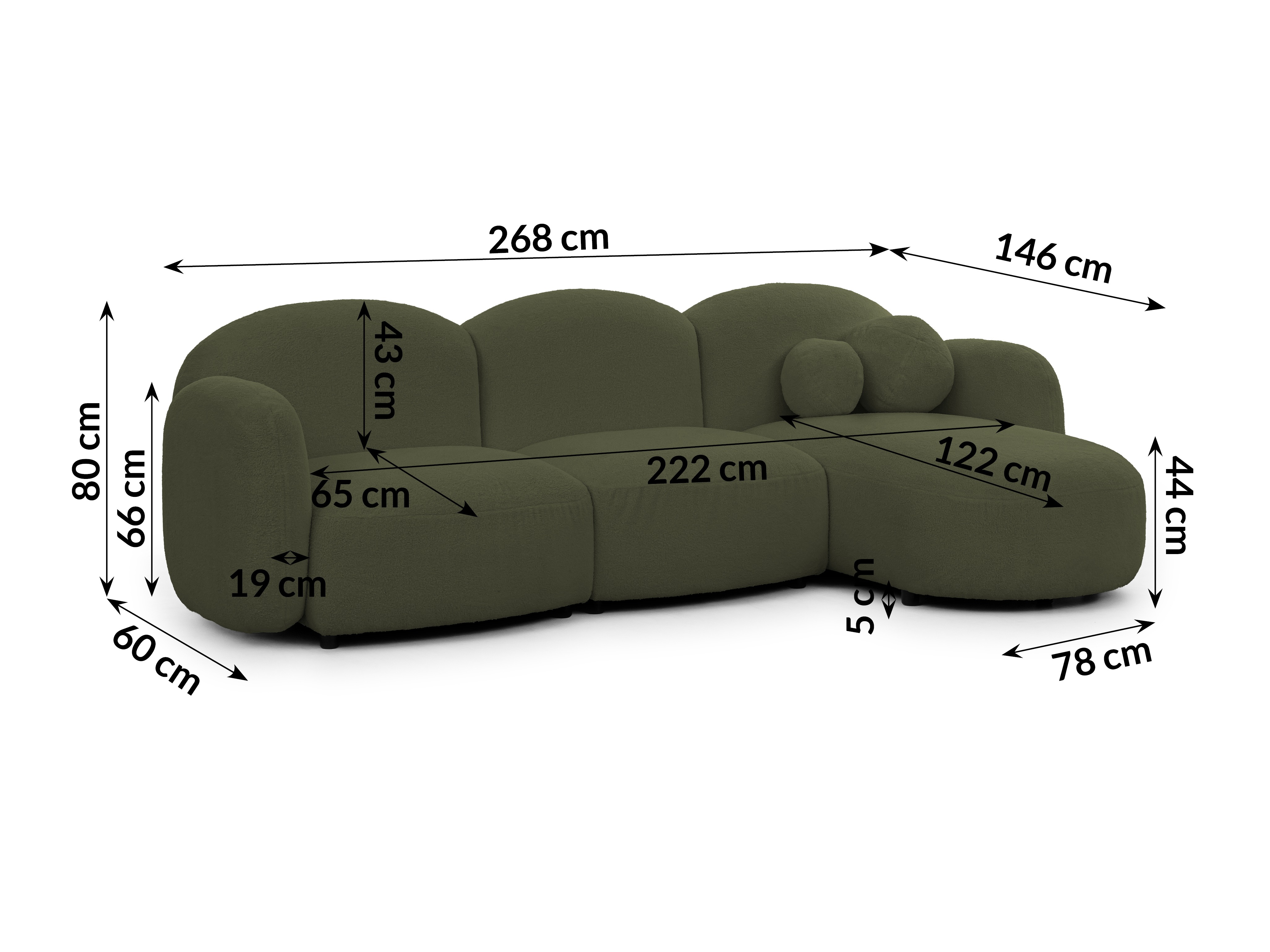 Corner sofa Rocklin 108 (Quelle 37)