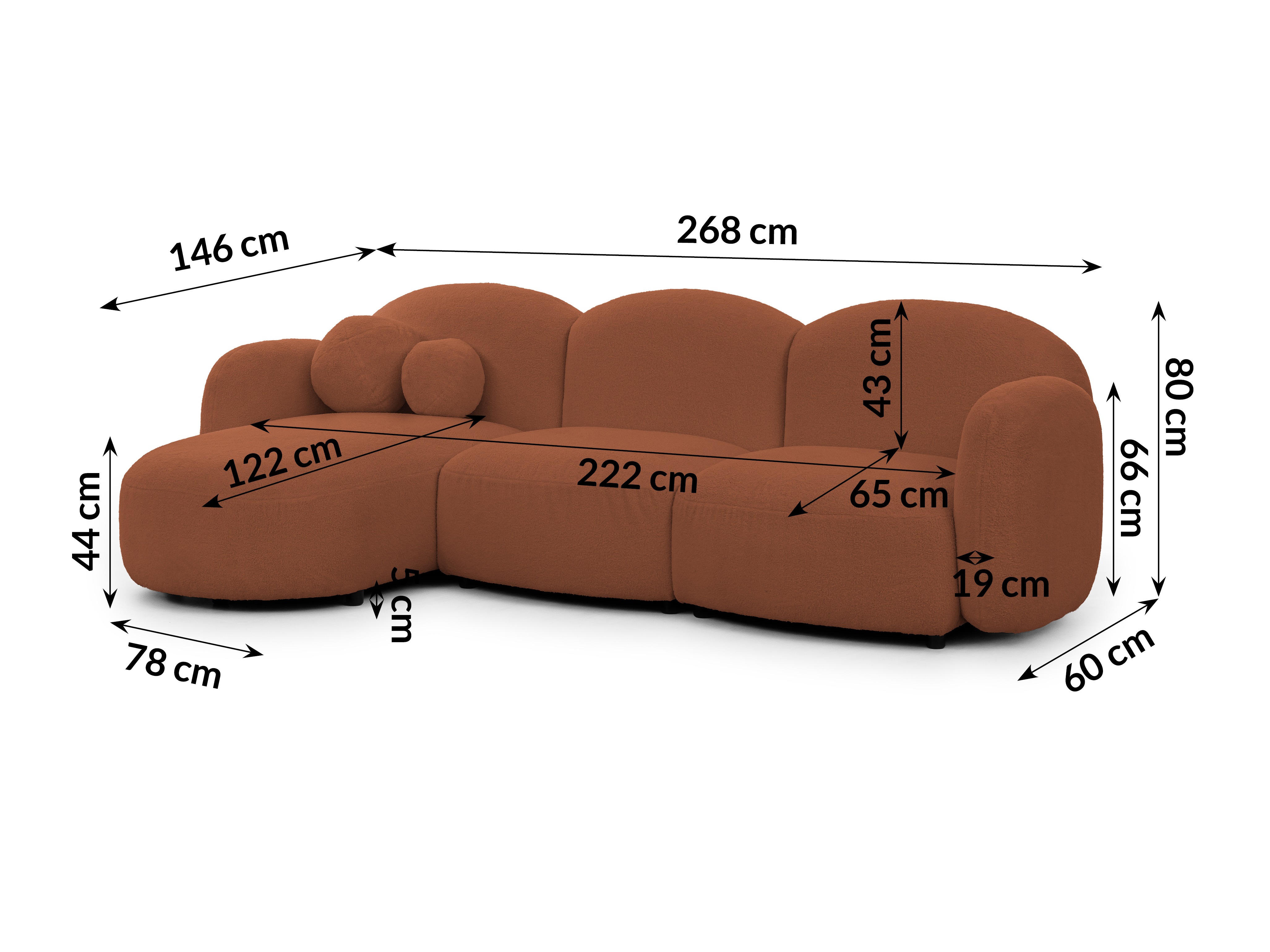Corner sofa Rocklin 108 (Quelle 54)