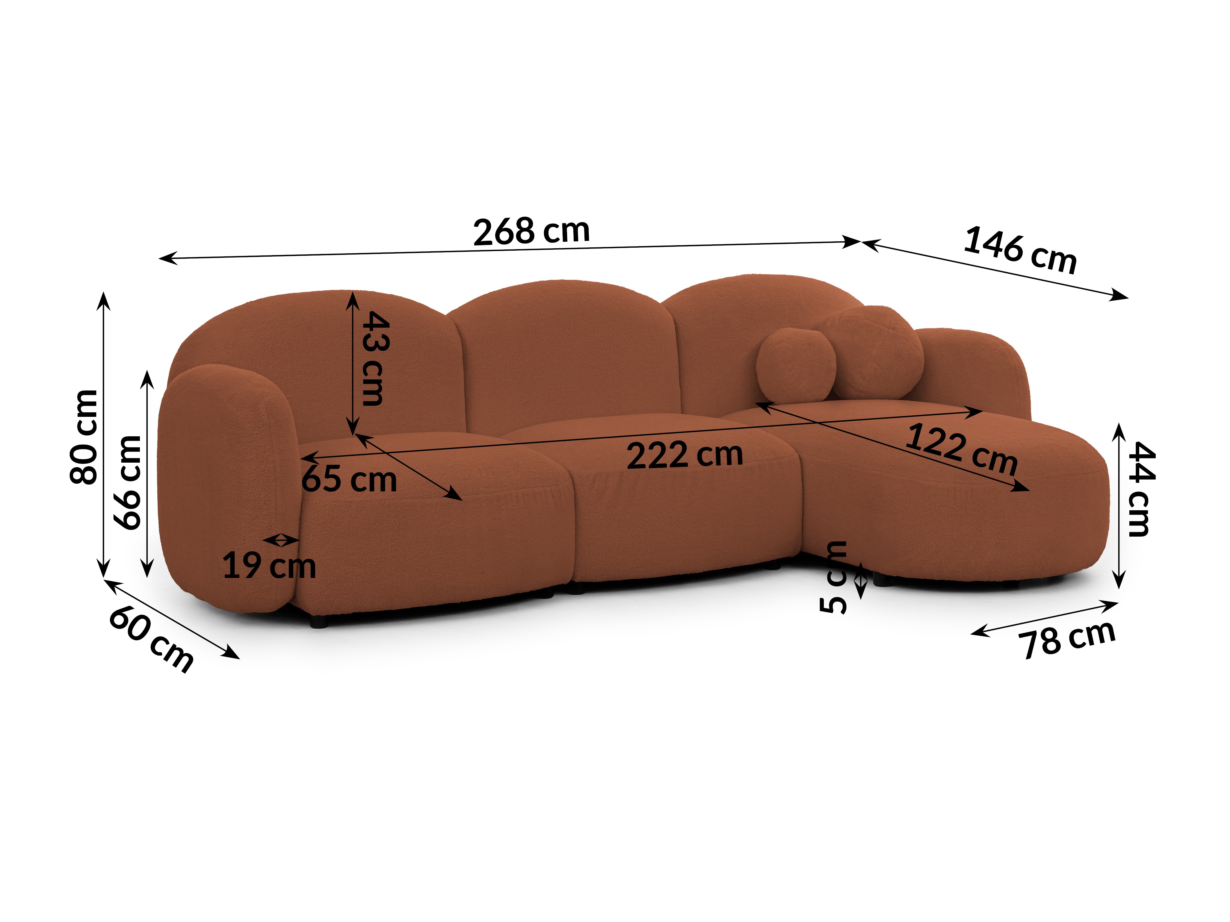 Corner sofa Rocklin 108 (Quelle 54)