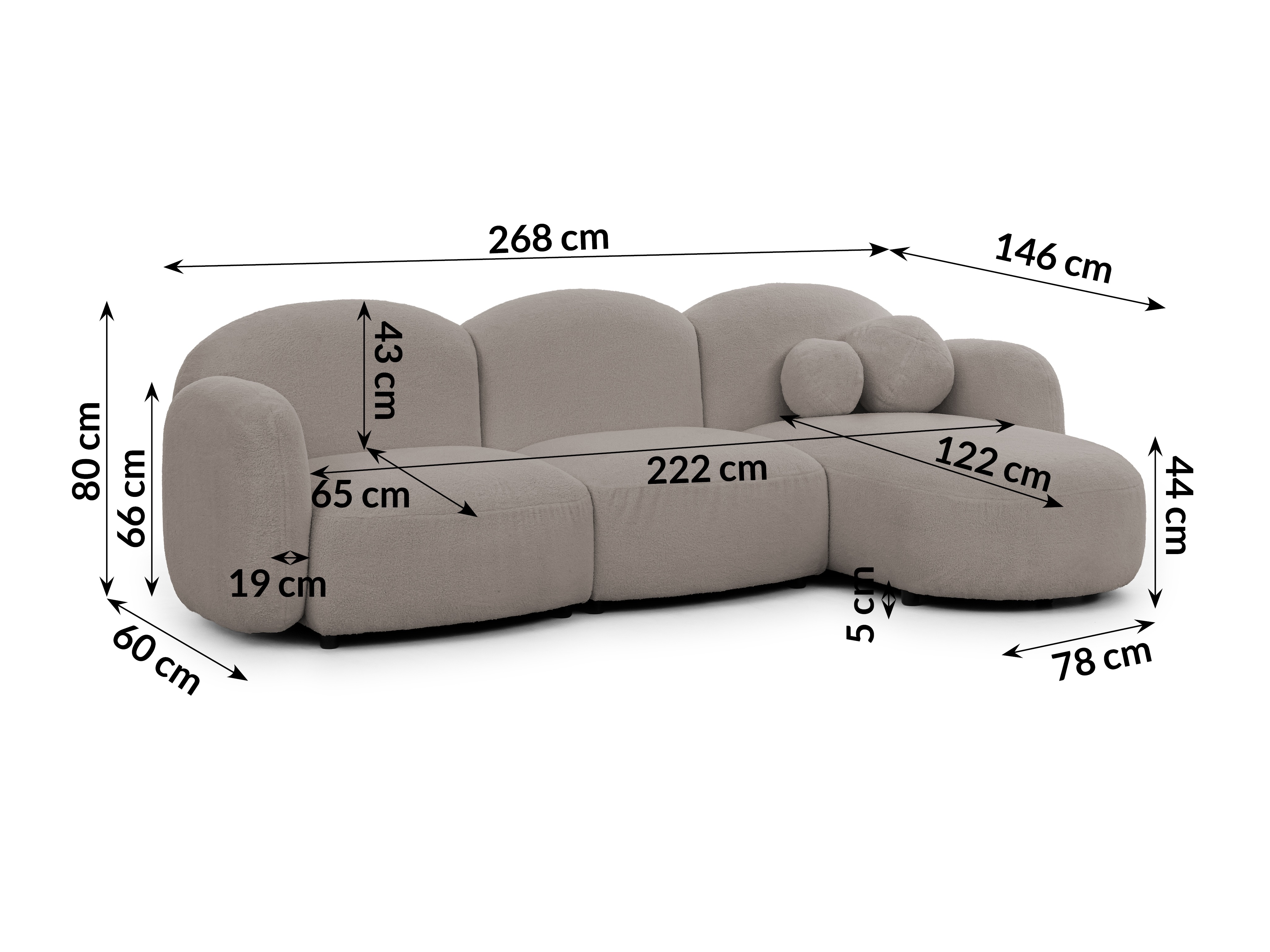 Corner sofa Rocklin 108 (Quelle 83)