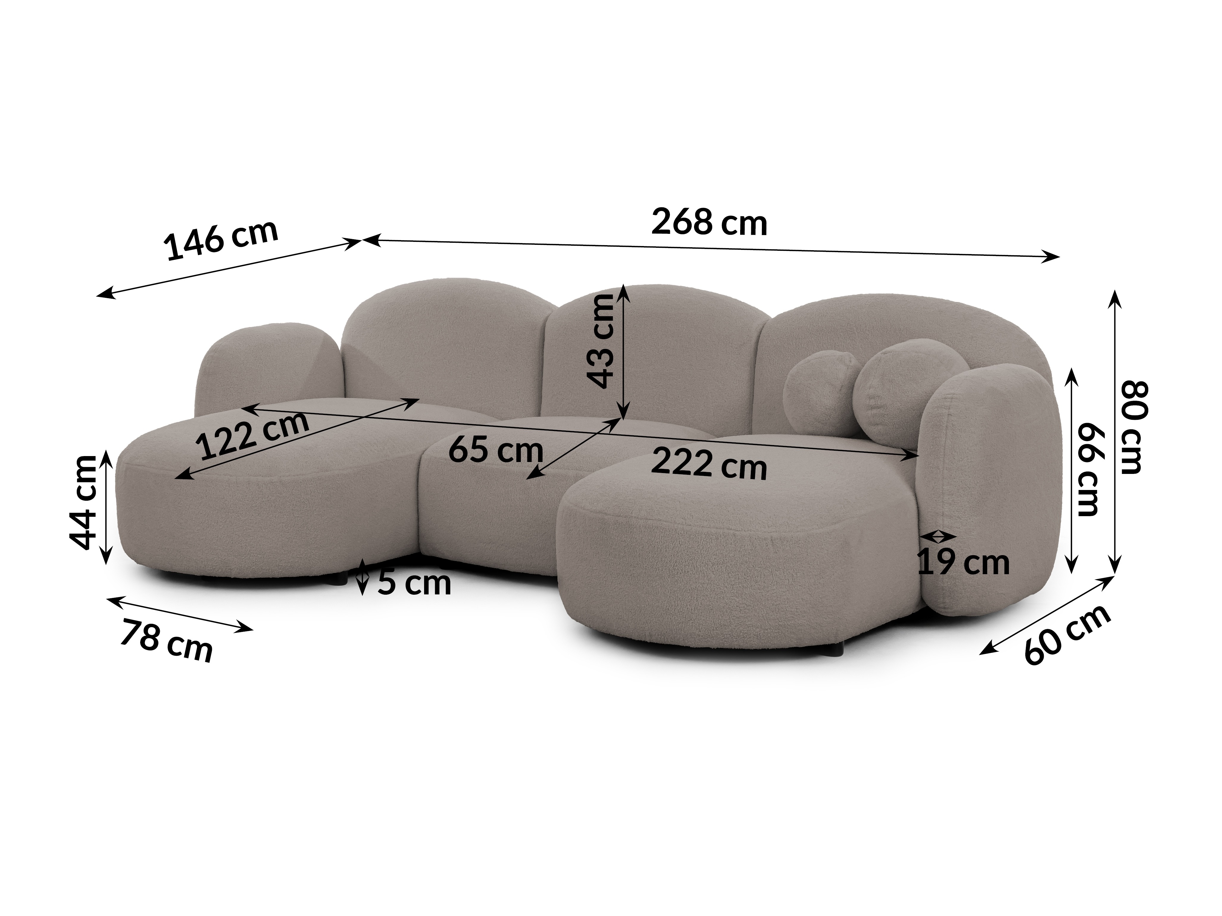 Corner sofa Rocklin 109 (Quelle 83)