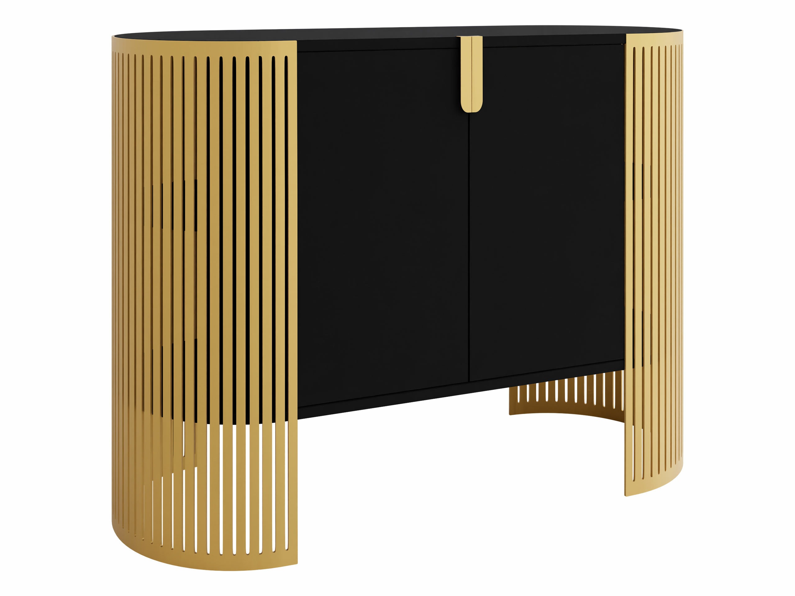Sideboard Oswego 142 (Golden + Black)