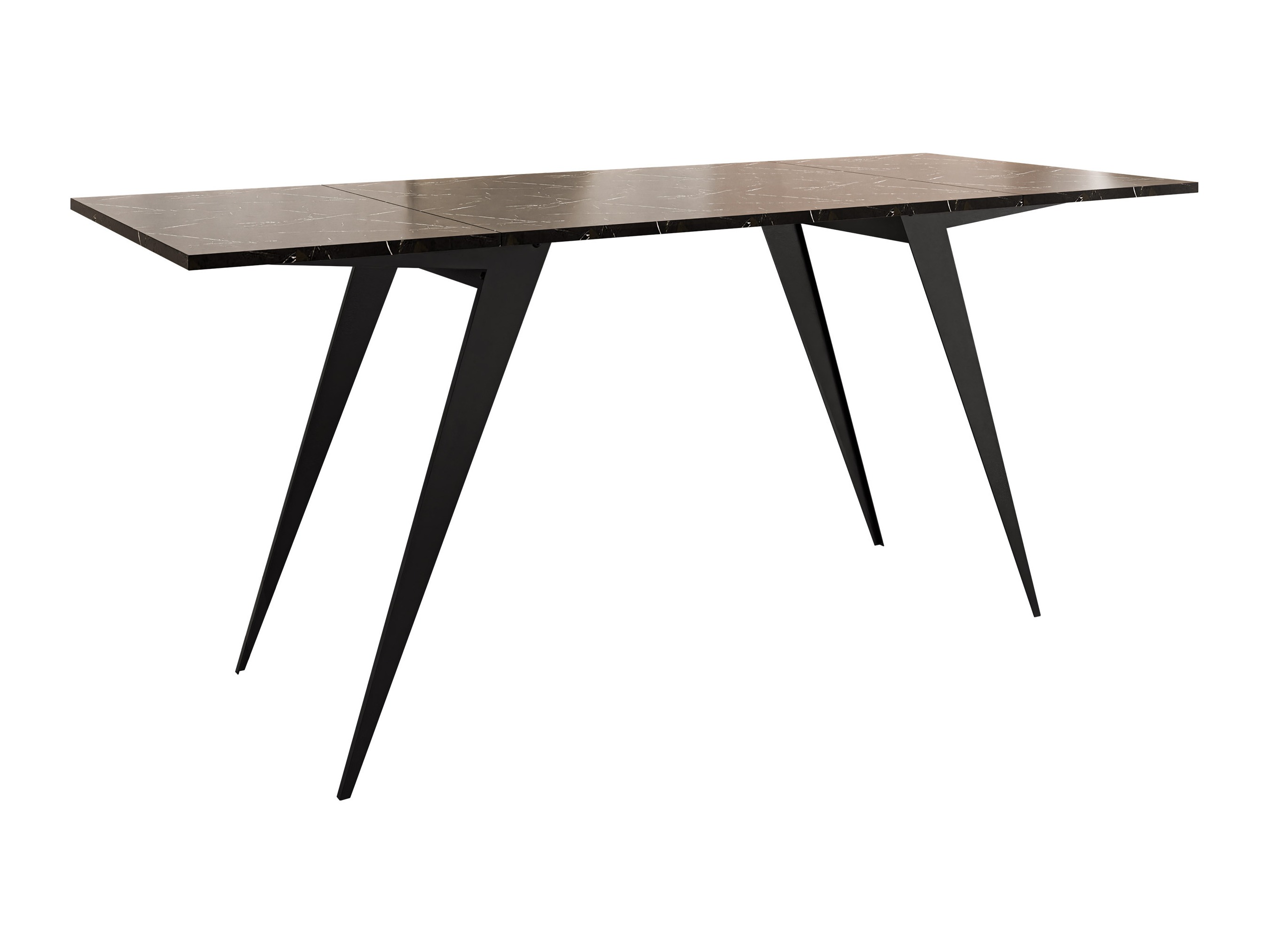 Transforming coffee table Oswego 150 (Black marble + Black)