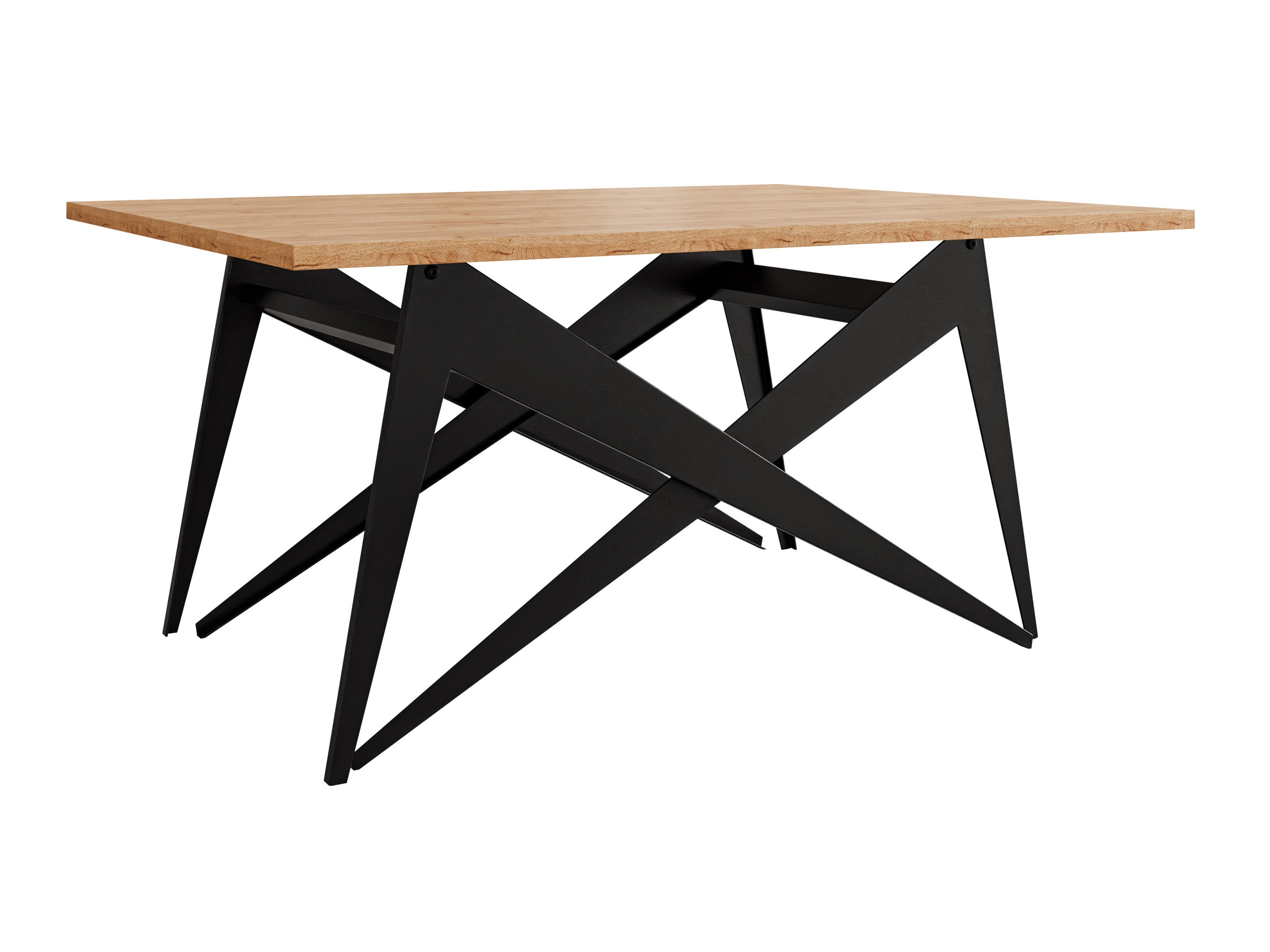 Transforming coffee table Oswego 150 (Craft golden oak + Black)