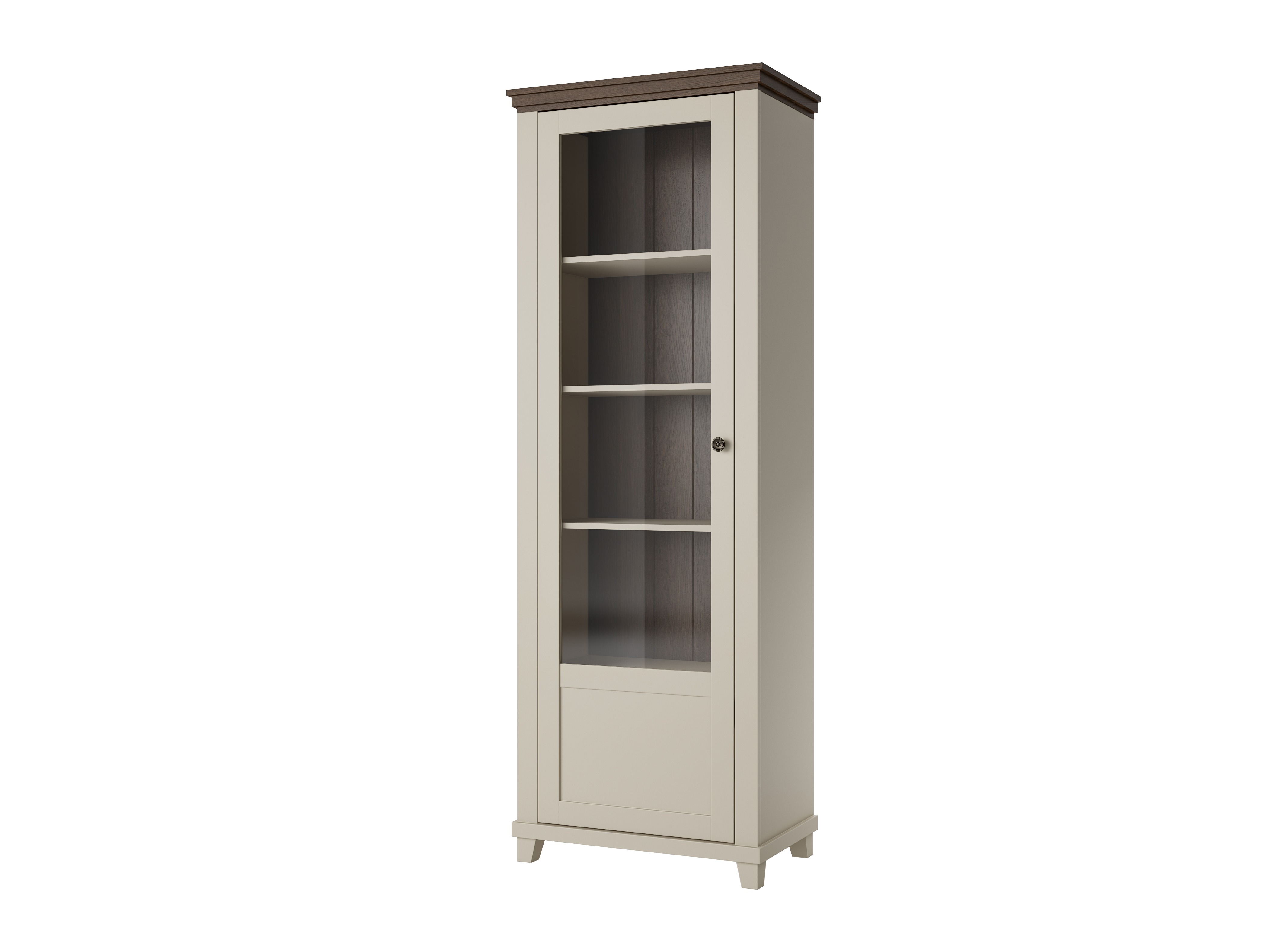Bookcase Tolnue 101 (Light beige + Oak)