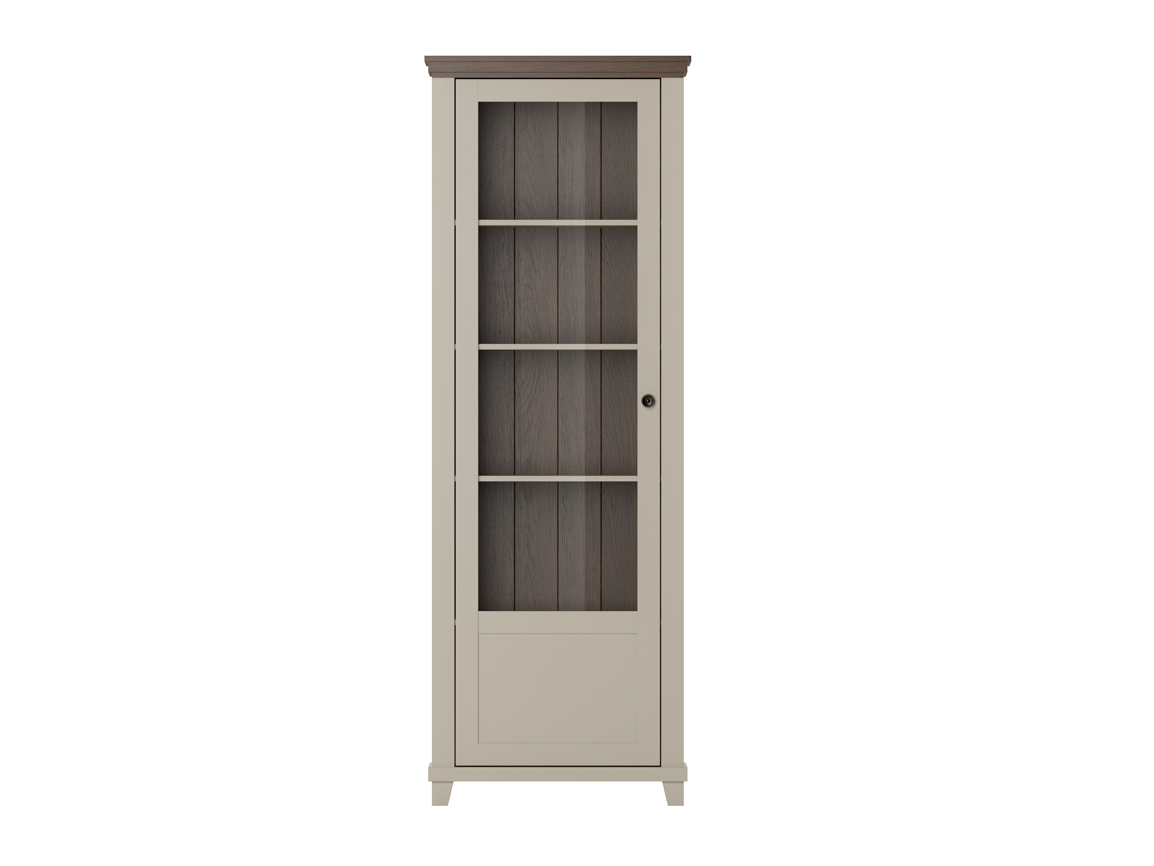 Bookcase Tolnue 101 (Light beige + Oak)