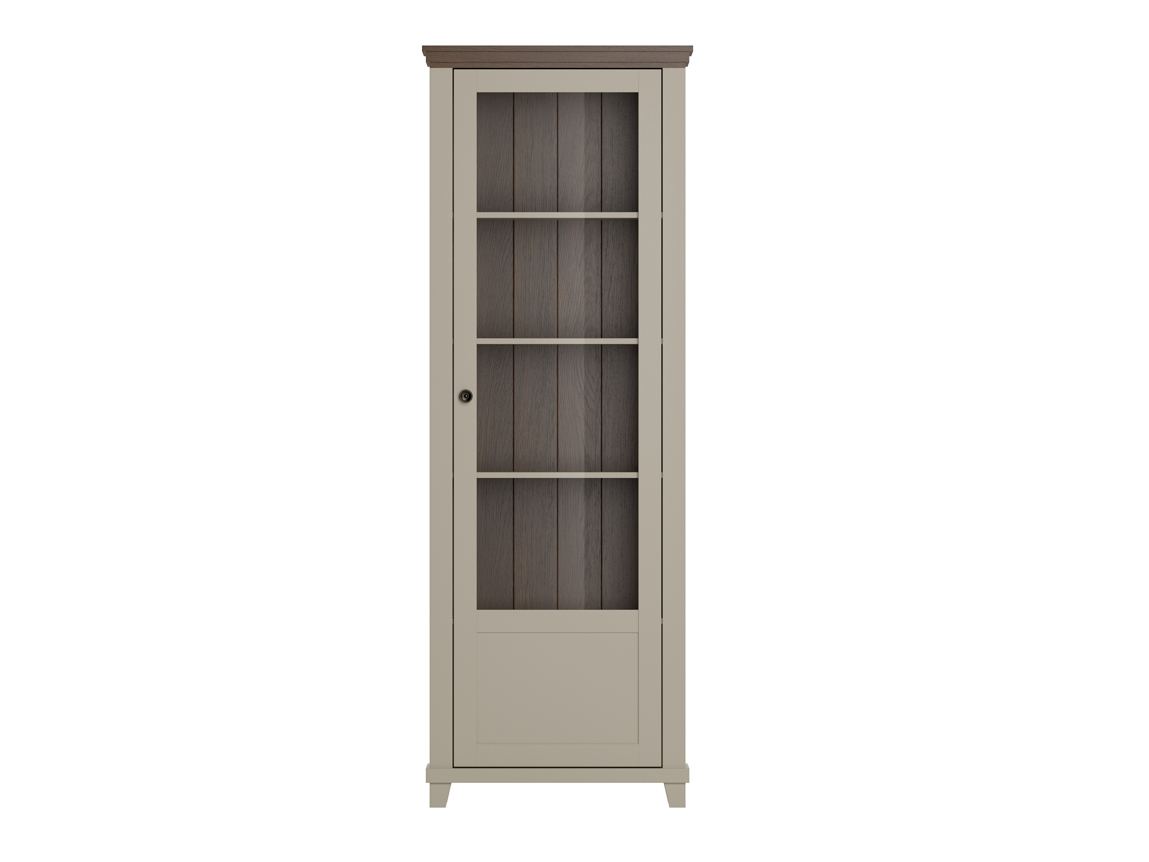 Bookcase Tolnue 101 (Light beige + Oak)
