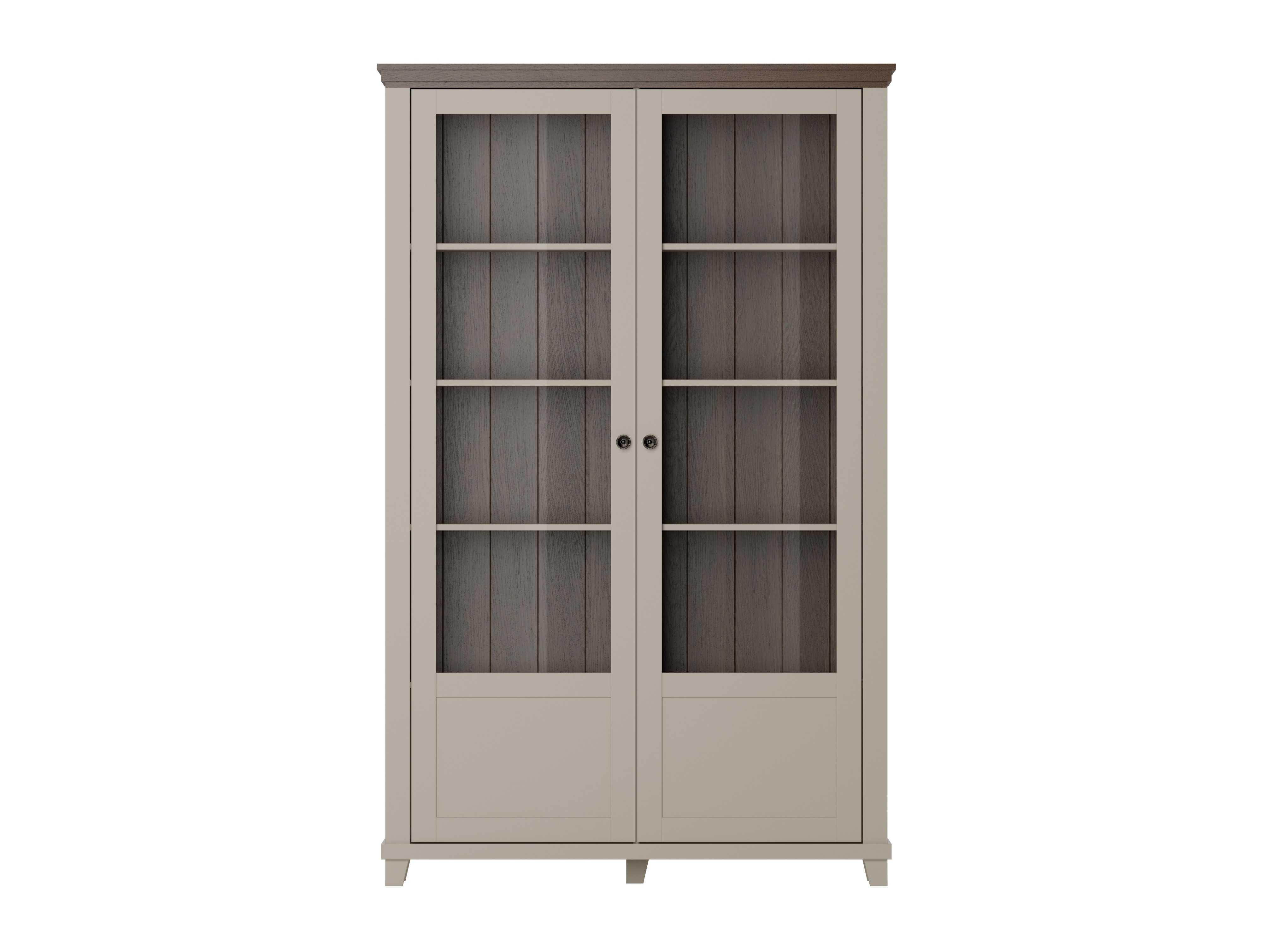 Bookcase Tolnue 102 (Light beige + Oak)