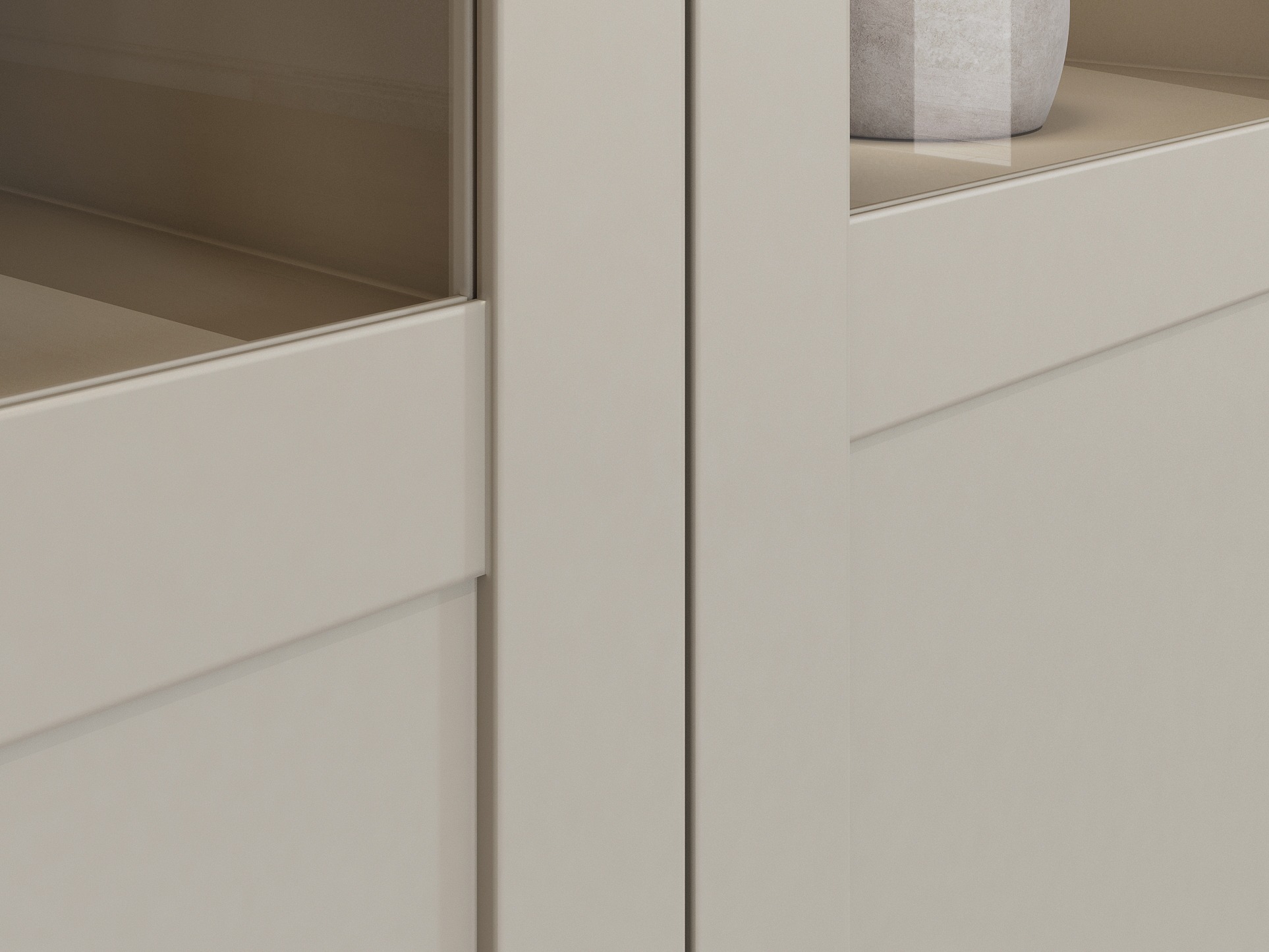 Bookcase Tolnue 102 (Light beige + Oak)