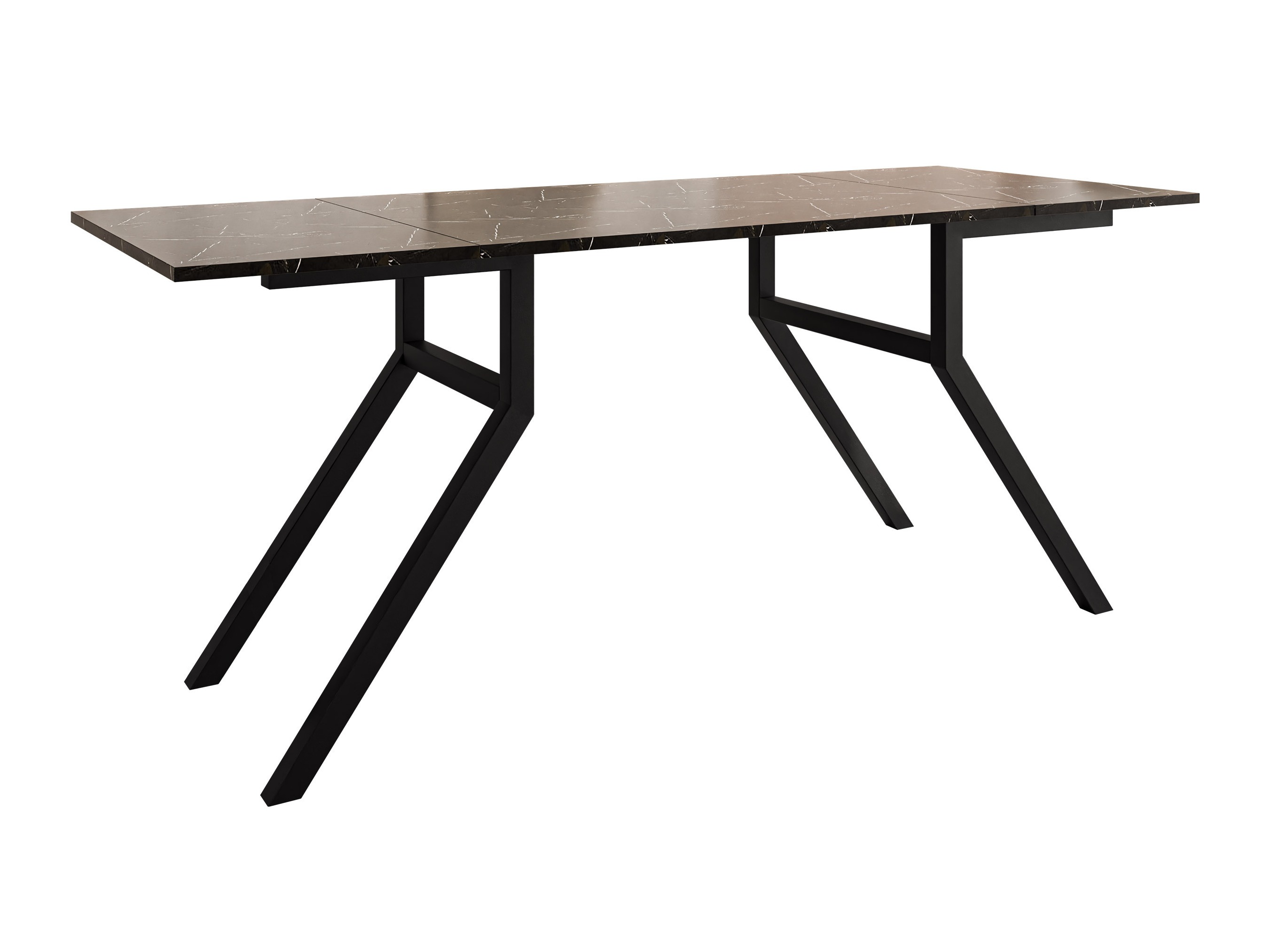 Coffee table transformer Oswego 151 (Black marble + Black)