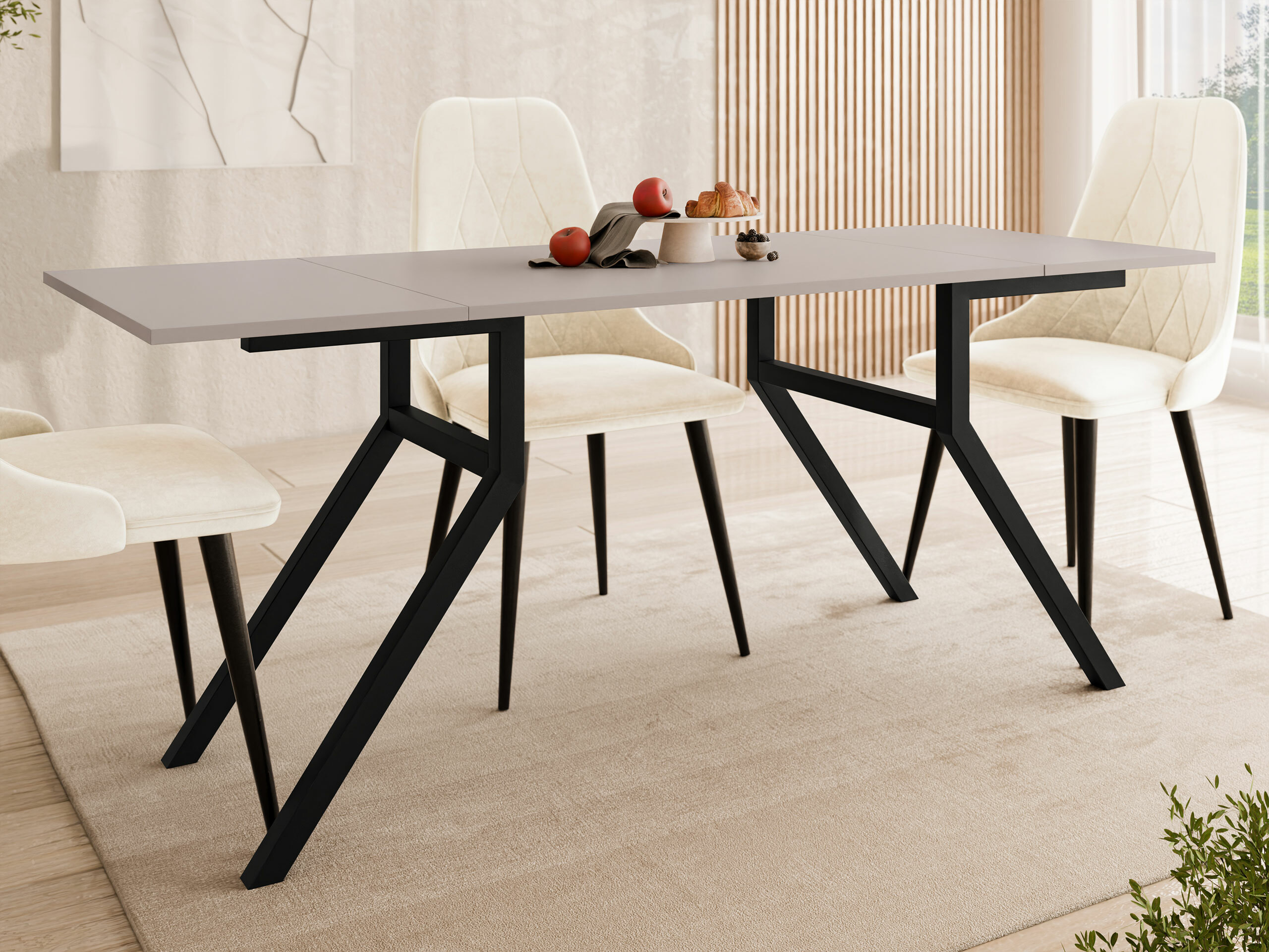 Coffee table transformer Oswego 151 (Cashmere + Black)
