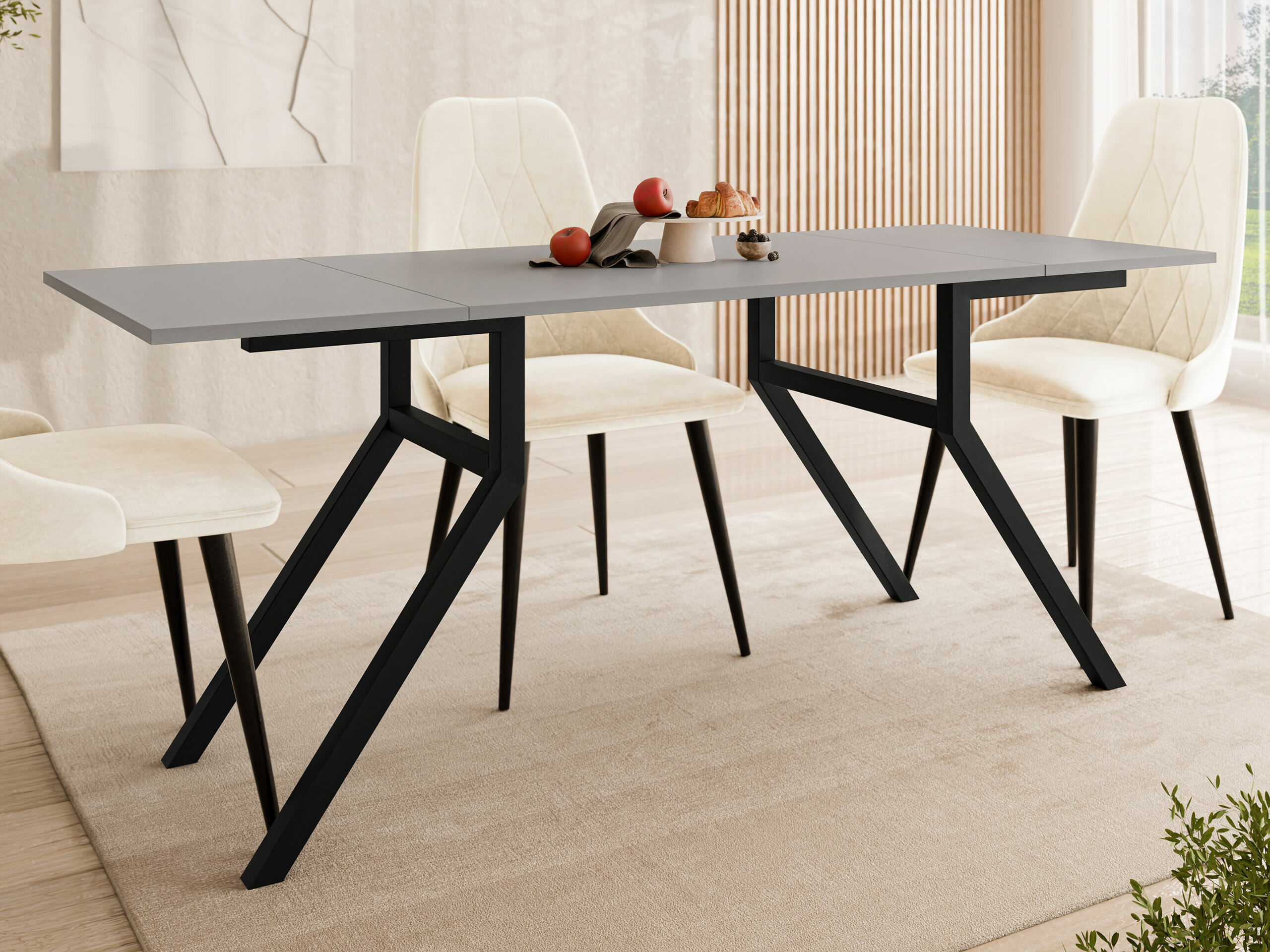 Coffee table transformer Oswego 151 (Graphite + Black)