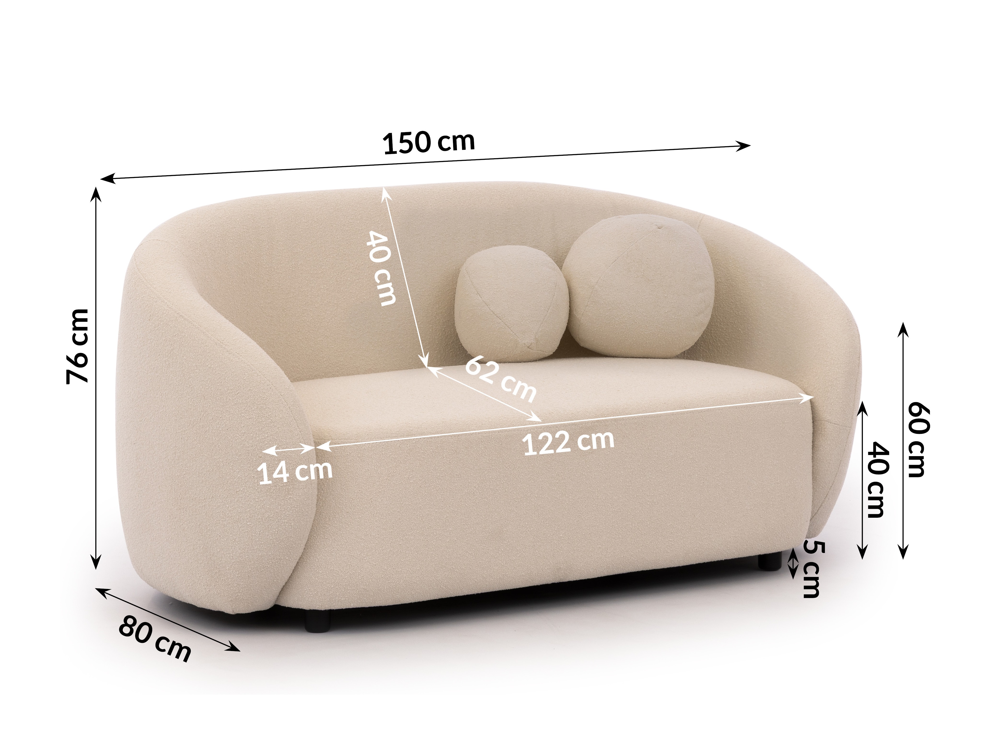 Sofa Rocklin 111 (Loop 01)