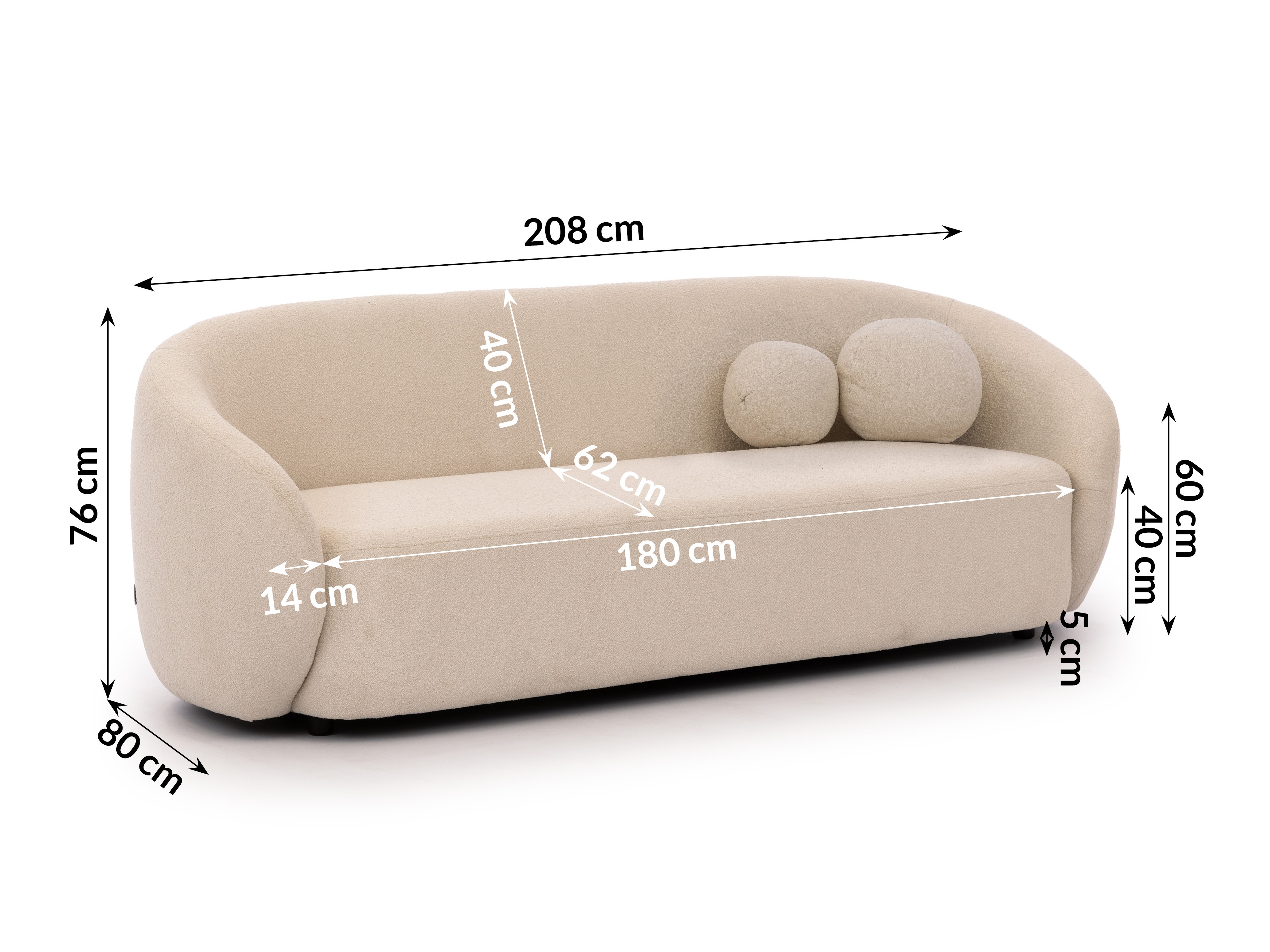 Sofa Rocklin 112 (Loop 01)