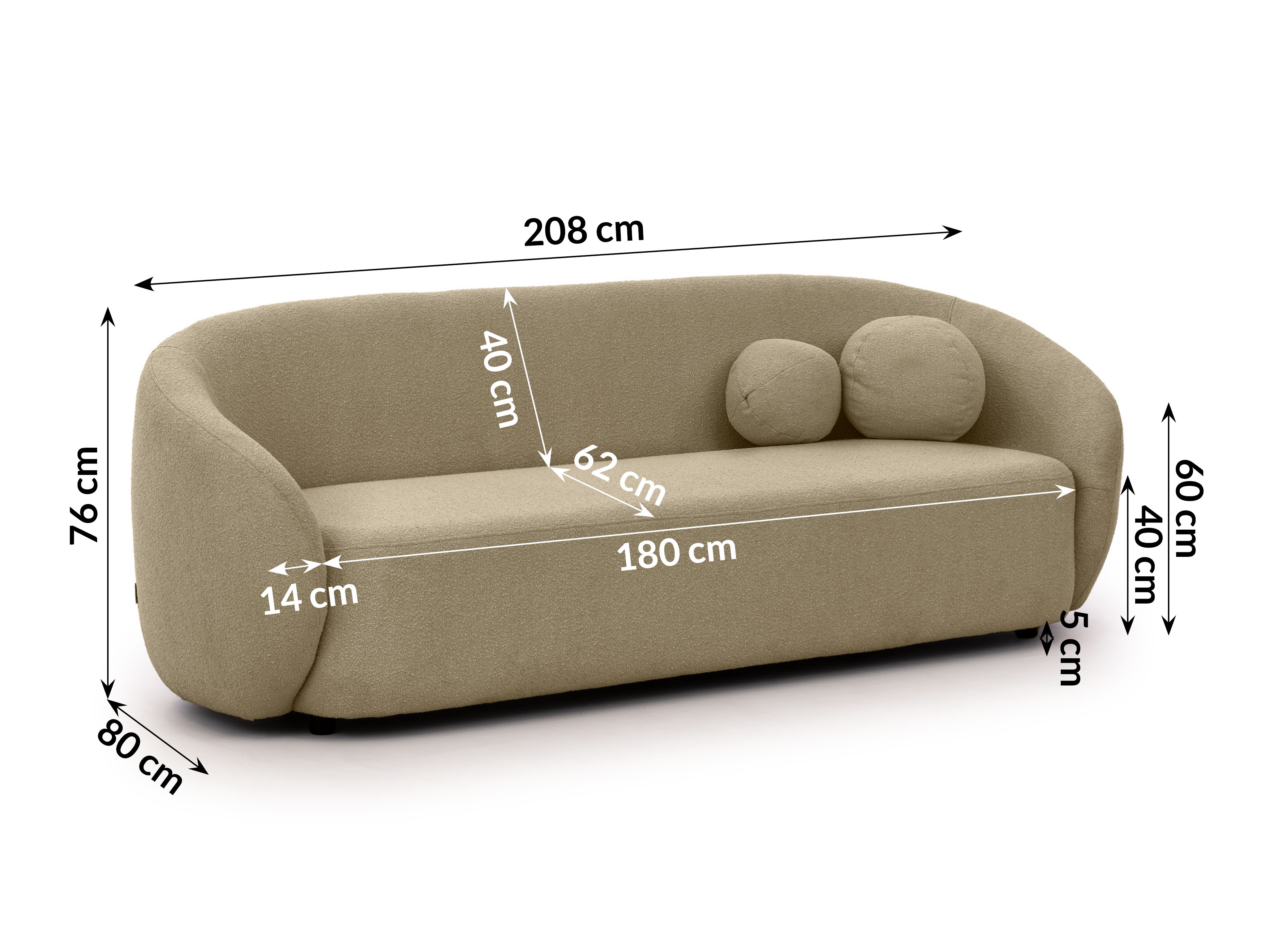 Sofa Rocklin 112 (Loop 04)