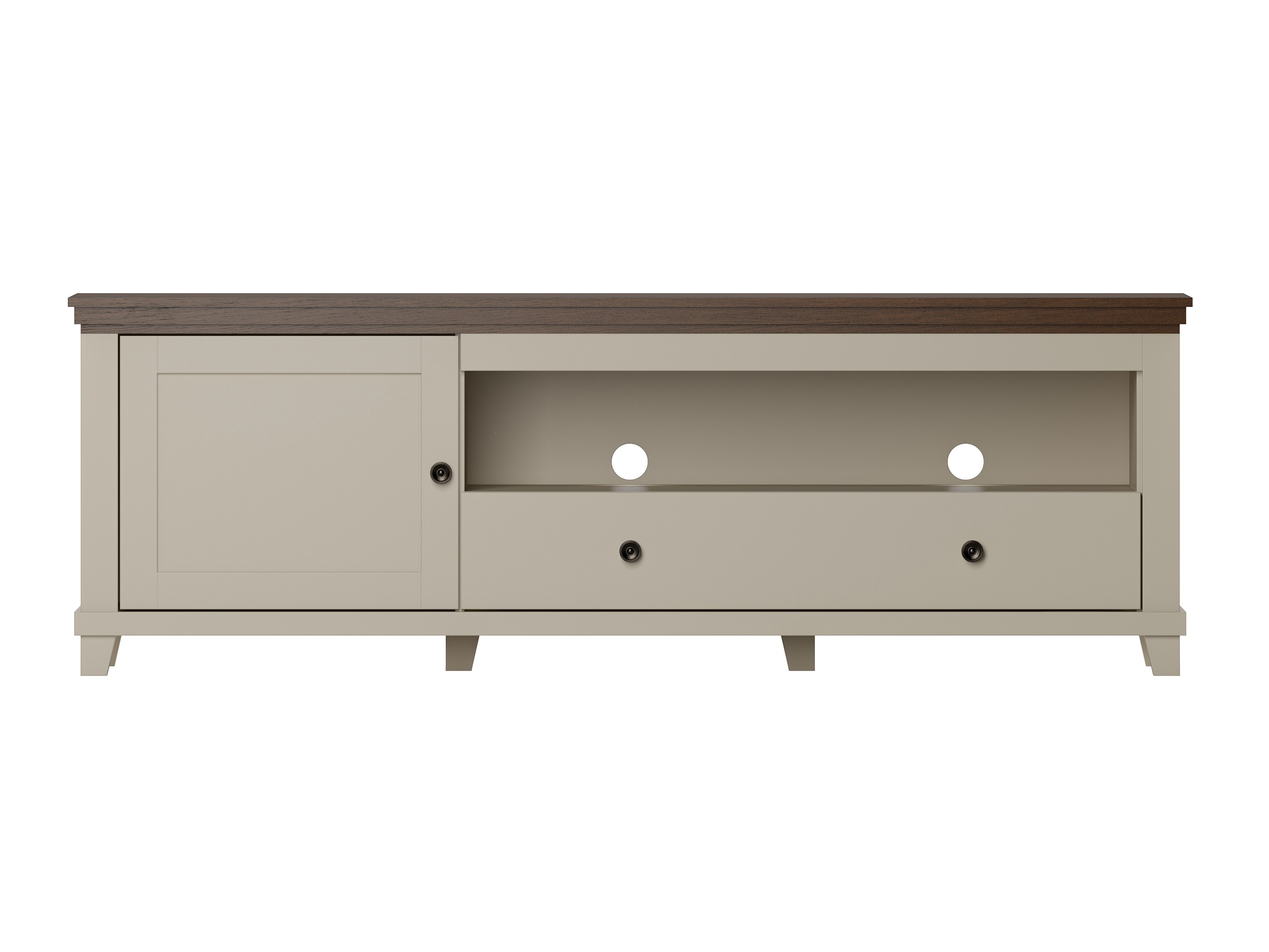 TV stand Tolnue 104 (Light beige + Oak)