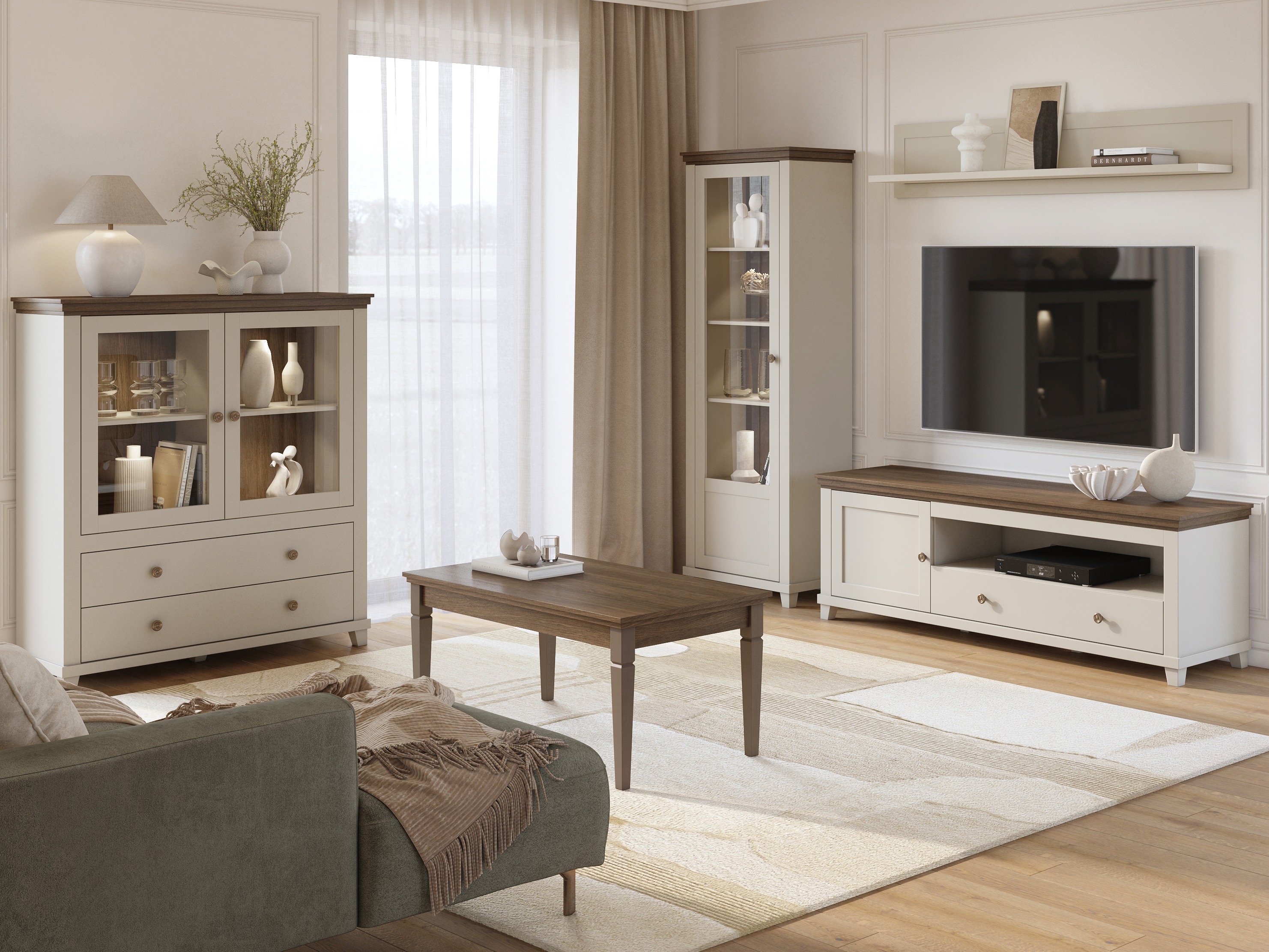 Wall shelf Tolnue 100 (Light beige)