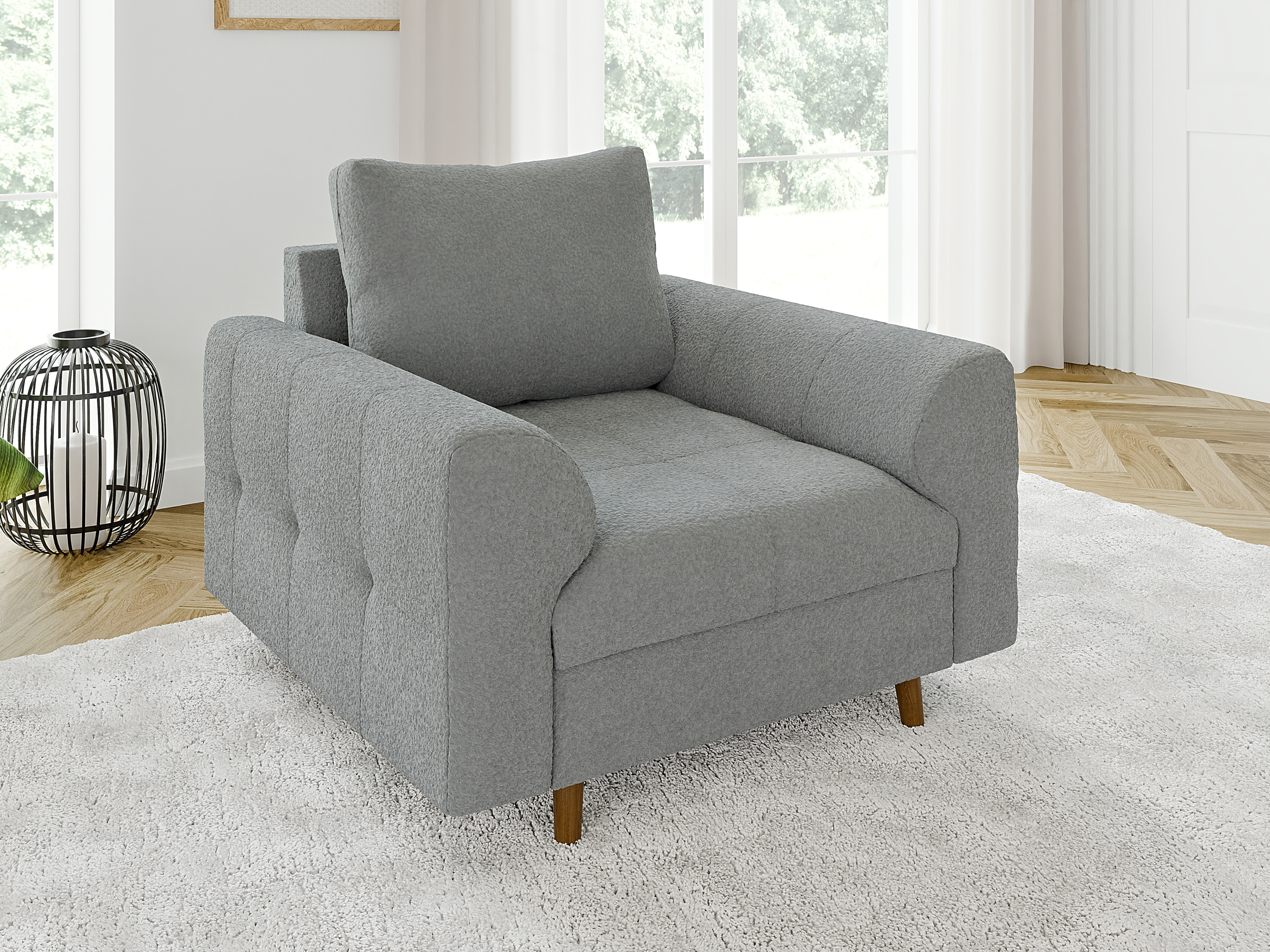 Armchair Elbmori 103 (Coral 75)