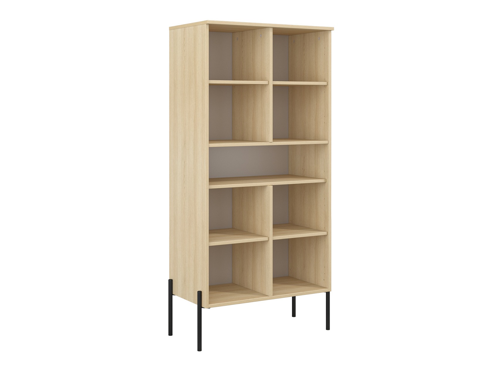 Bookcase Levtenu 121 (Oak + Cashmere)