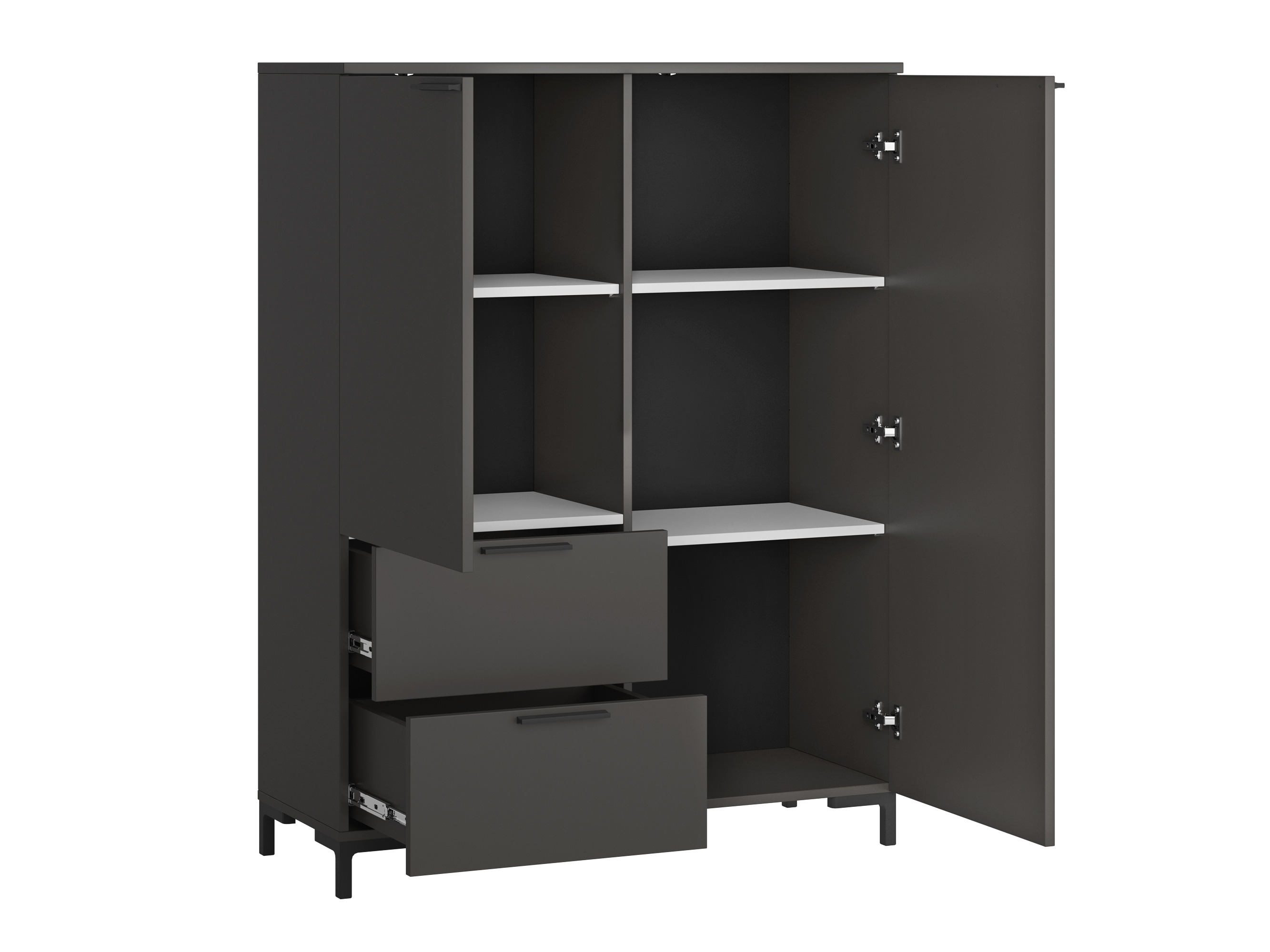 Bookcase Salnola 100 (Grey)