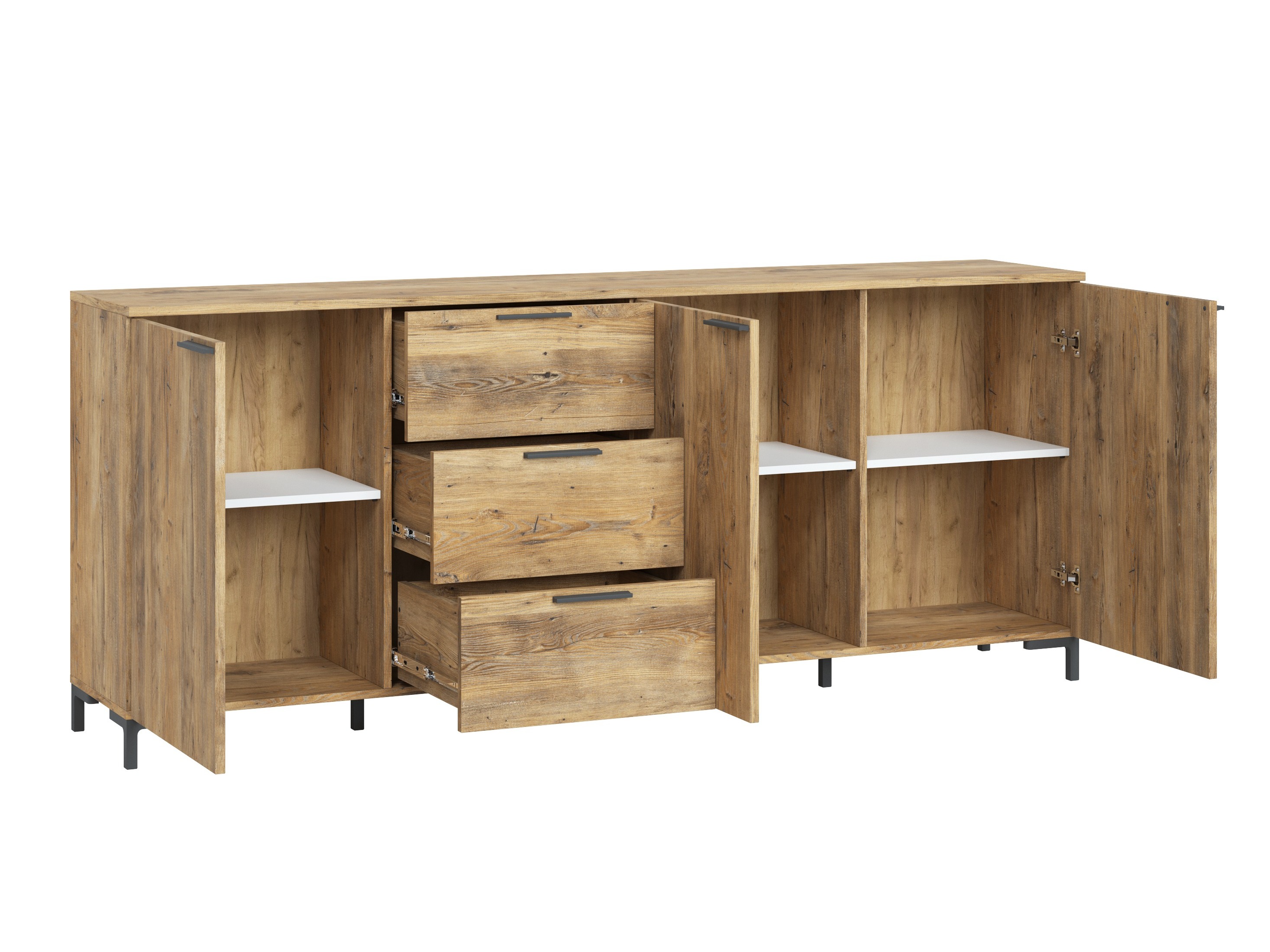 Chest of drawers Salnola 102 (Chestnut)