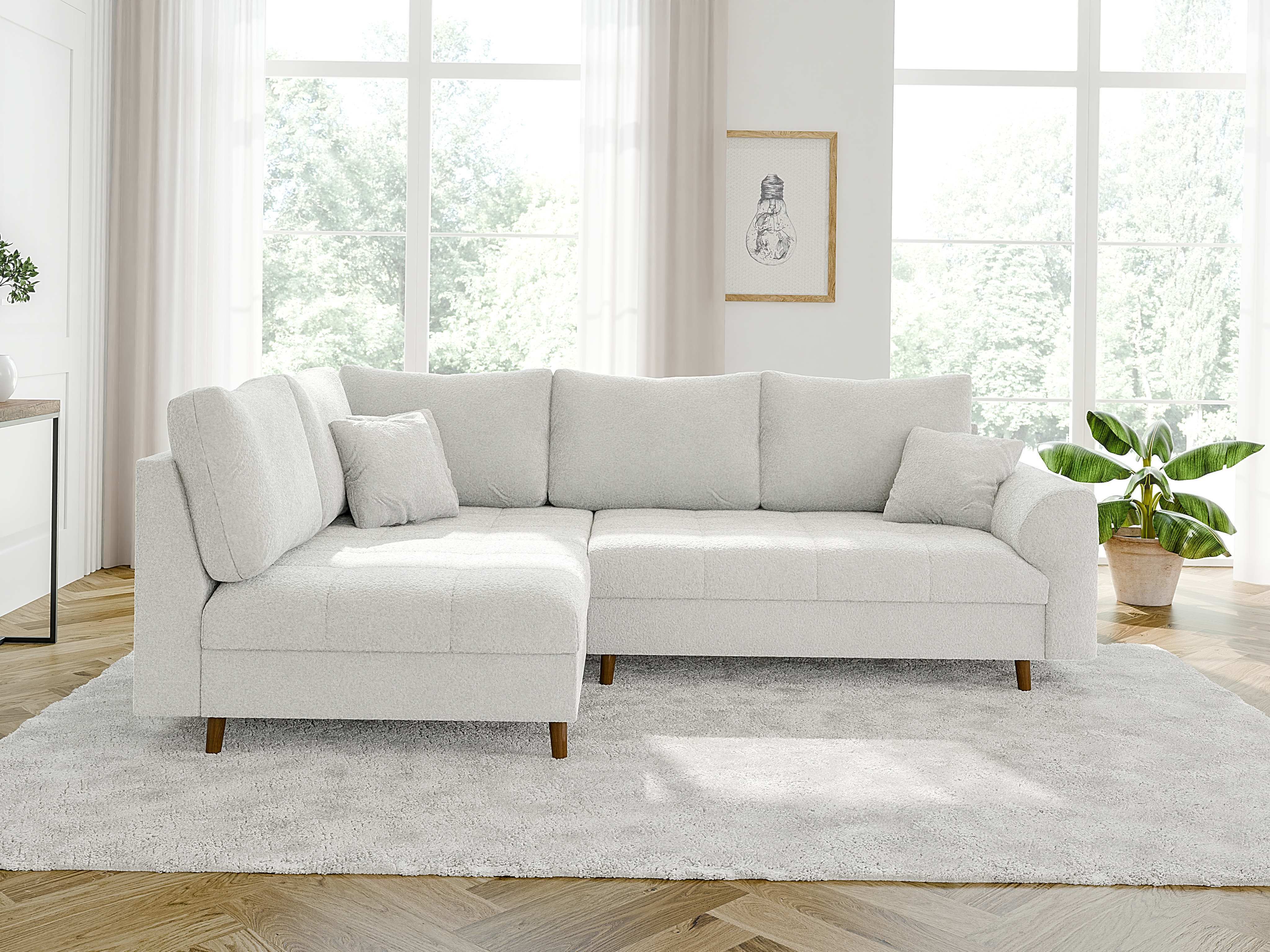 Corner sofa Elbmori 100 (Coral 70)