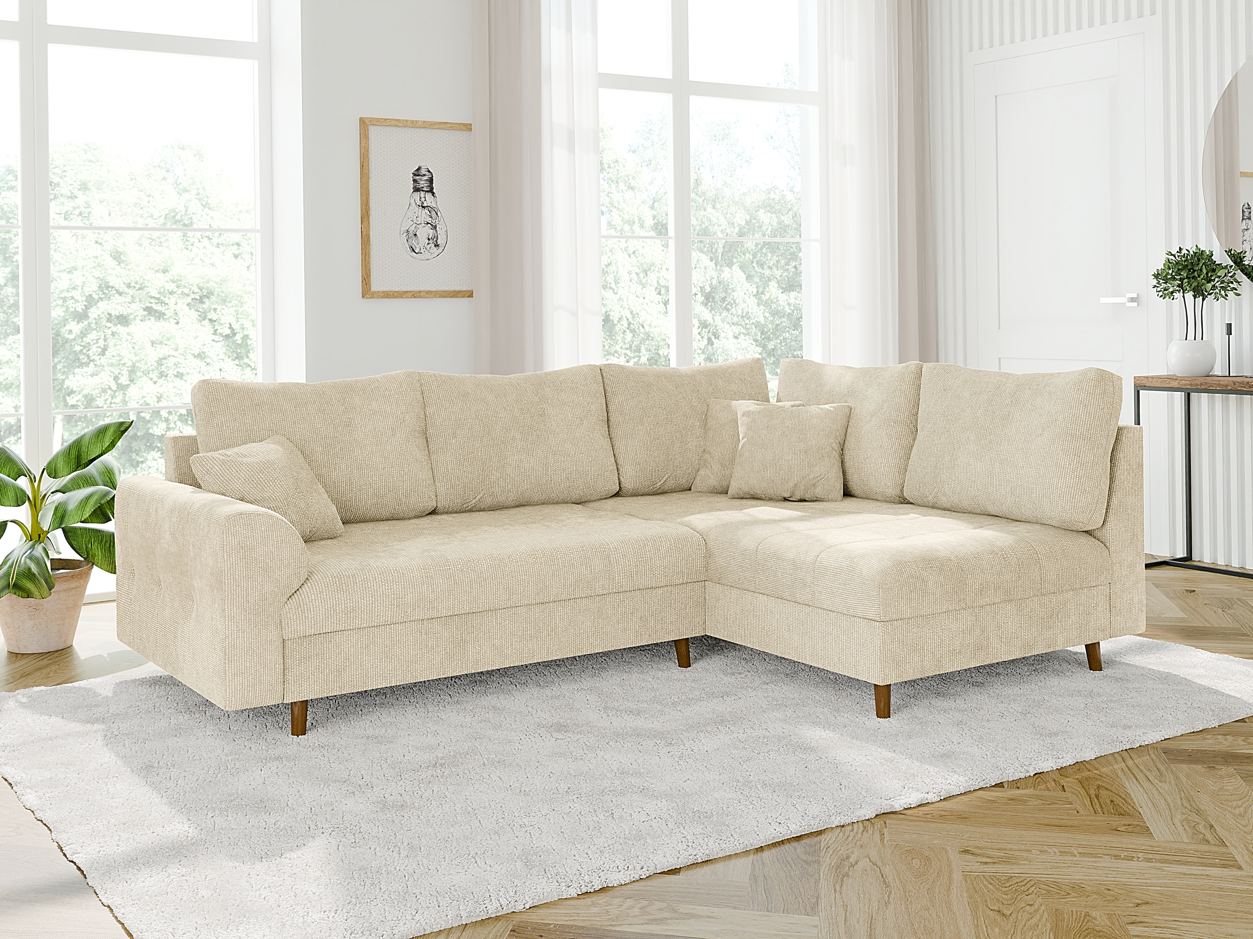 Corner sofa Elbmori 100 (Flow 05)