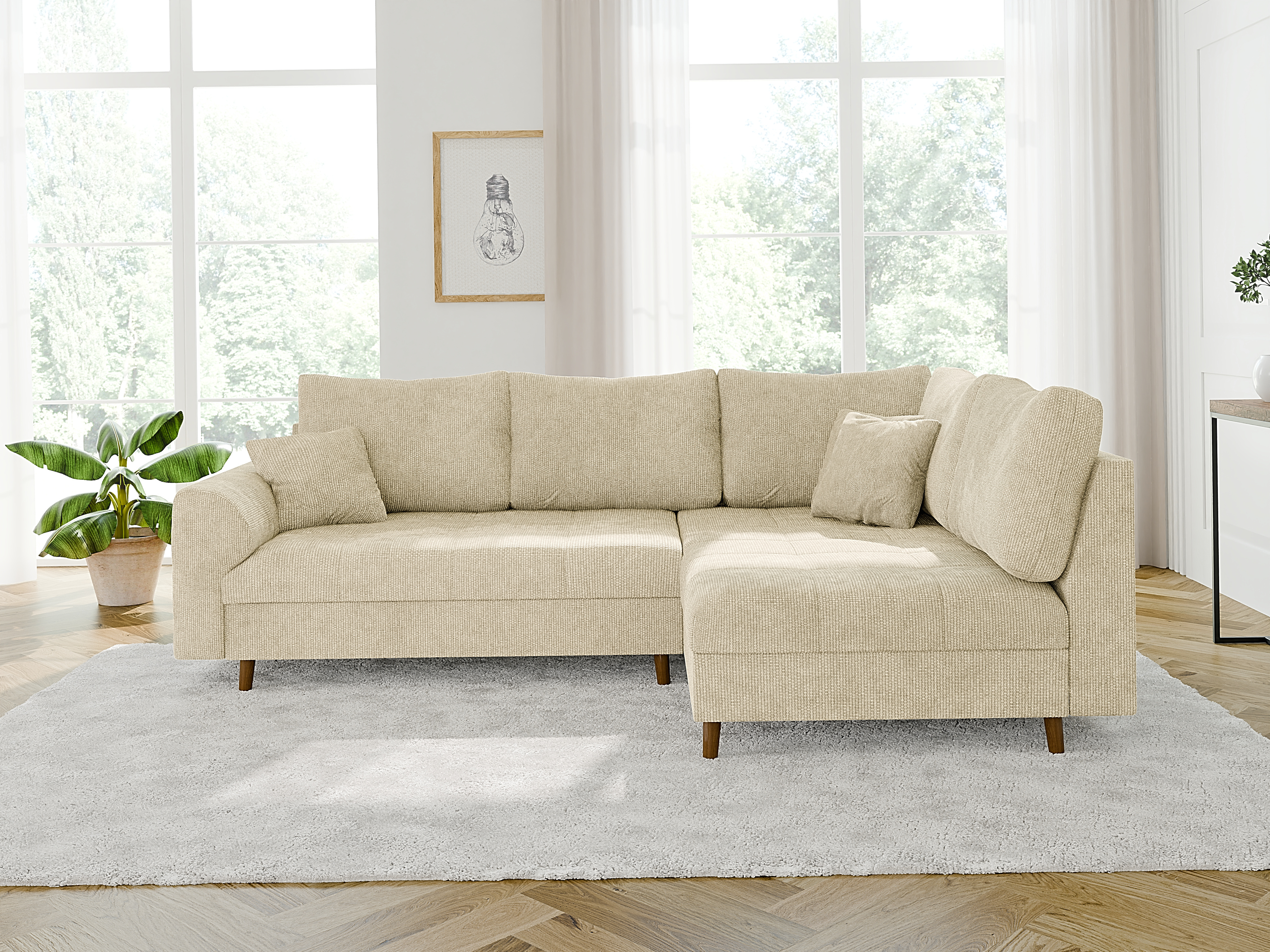 Corner sofa Elbmori 100 (Flow 05)