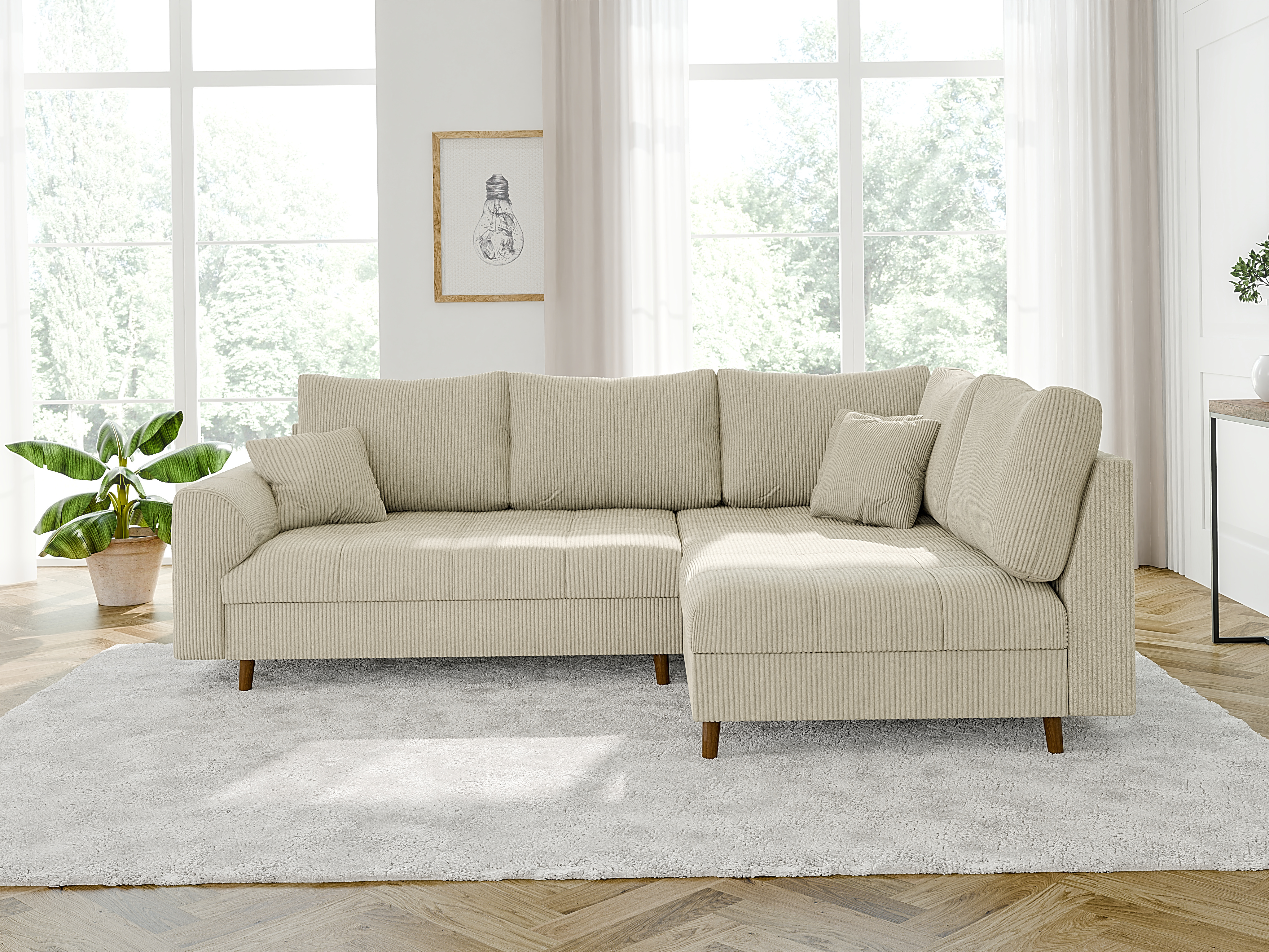Corner sofa Elbmori 100 (Lincoln 03)