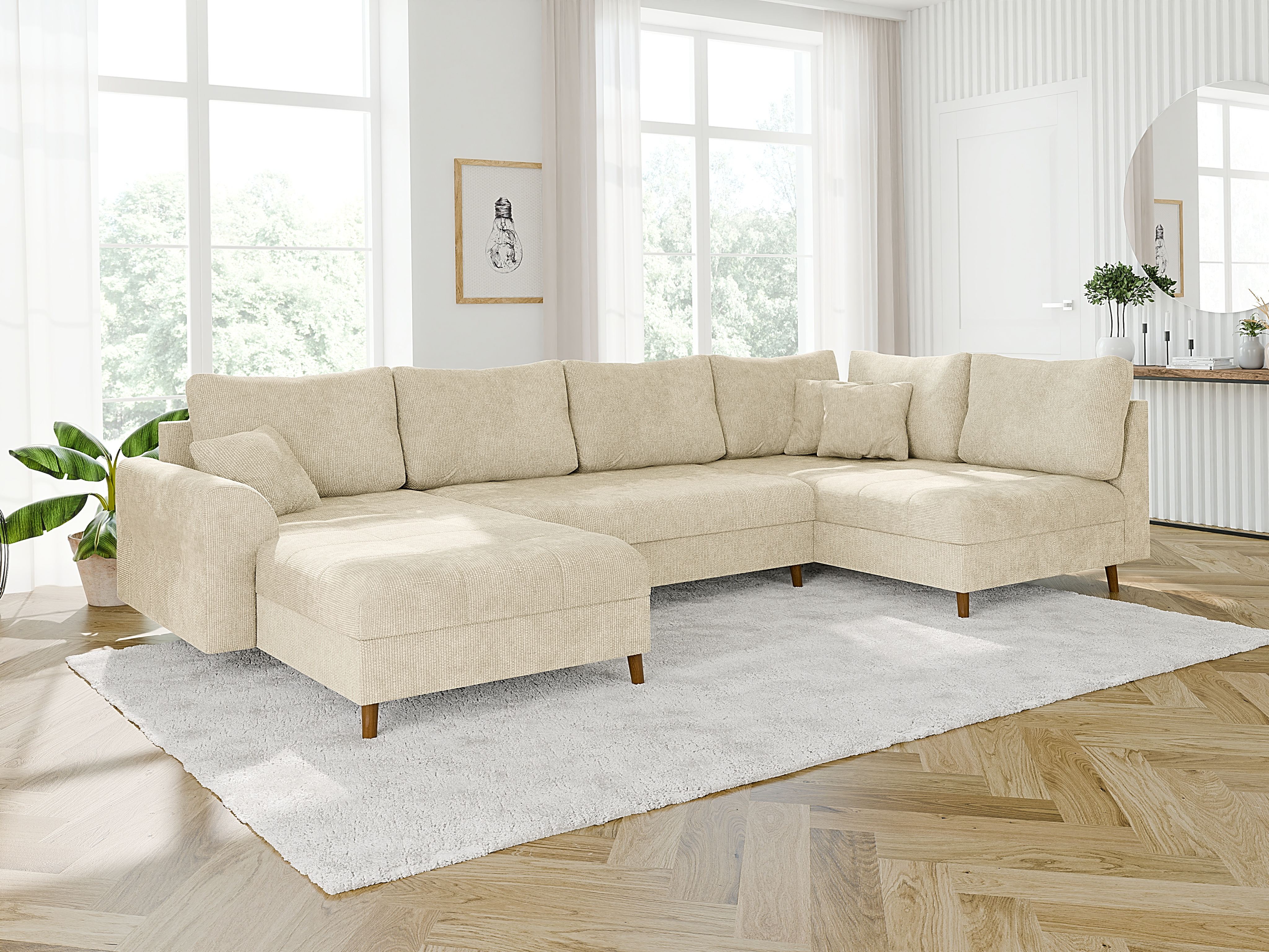 Corner sofa Elbmori 101 (Flow 05)
