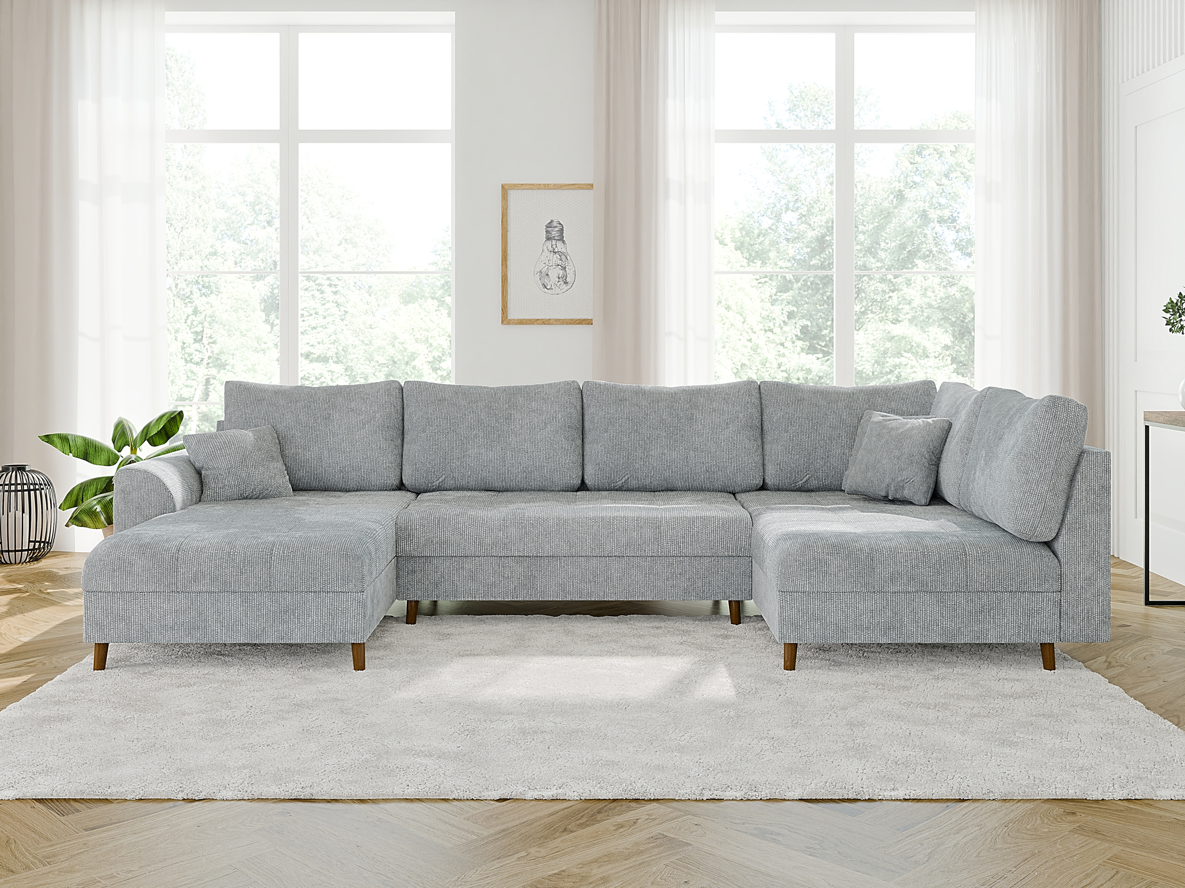 Corner sofa Elbmori 101 (Flow 16)