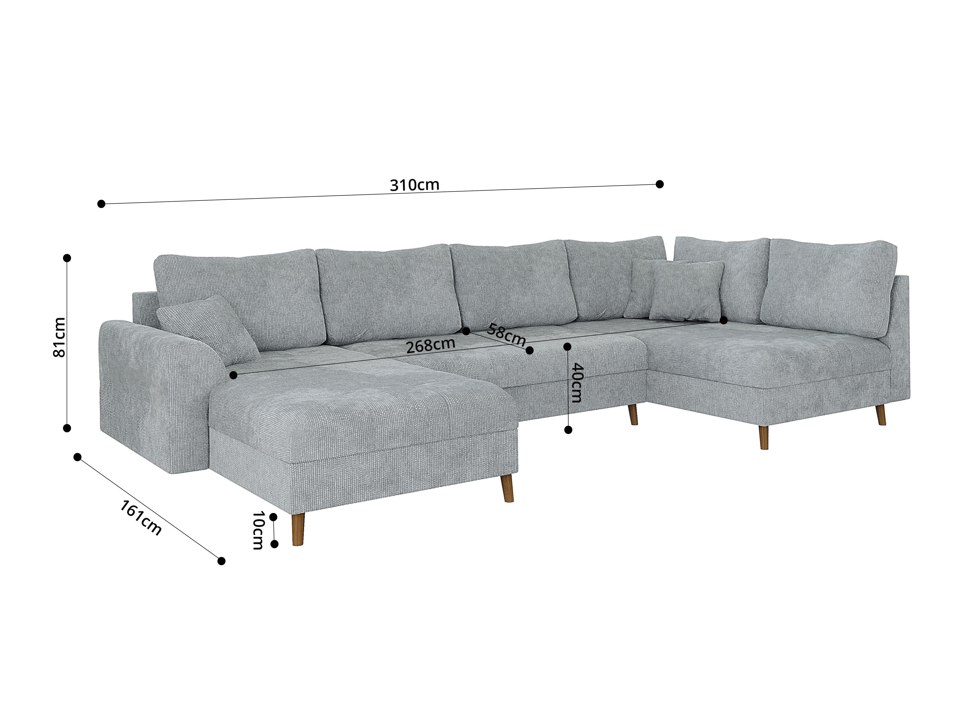 Corner sofa Elbmori 101 (Flow 16)
