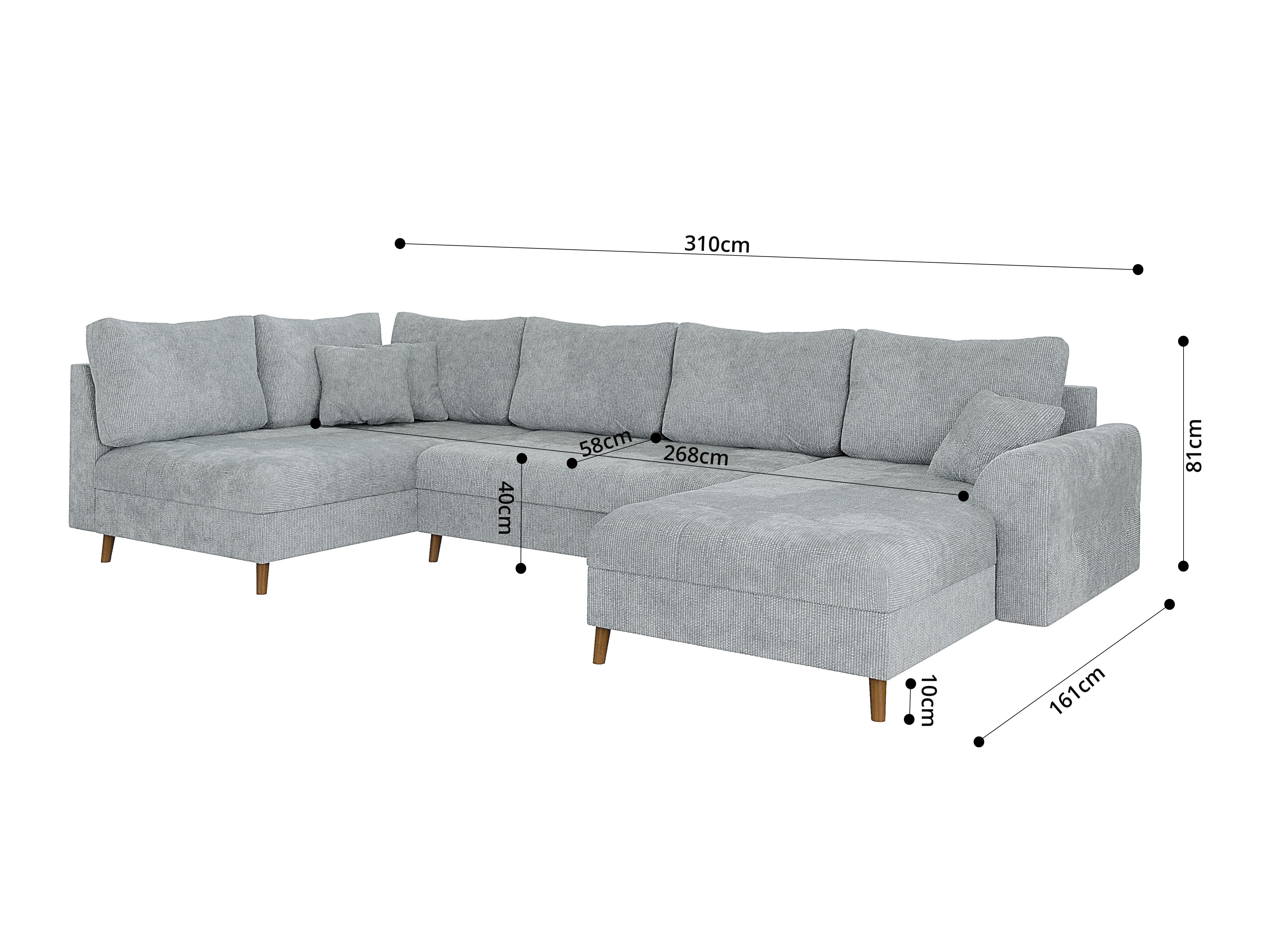 Corner sofa Elbmori 101 (Flow 16)