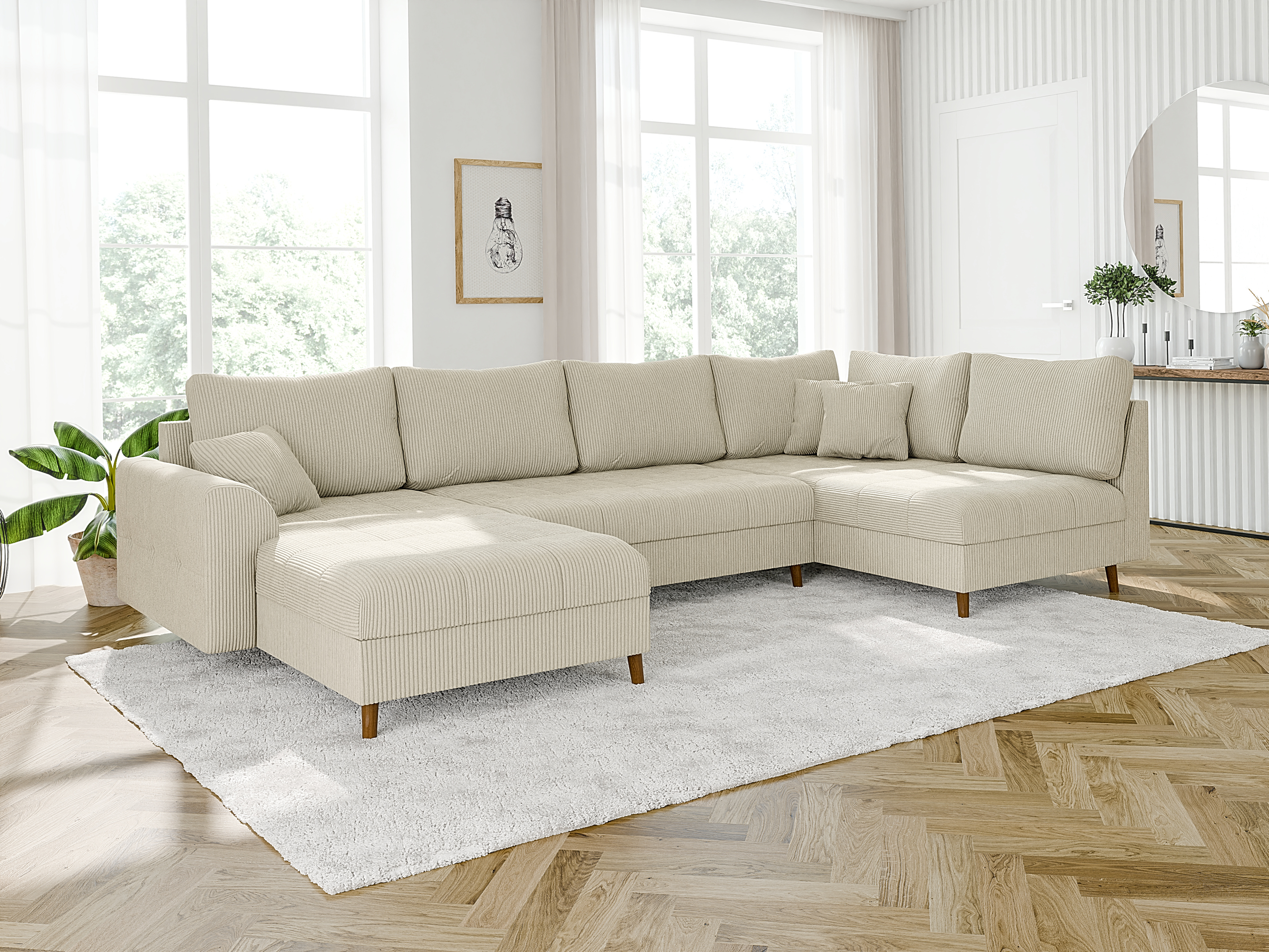 Corner sofa Elbmori 101 (Lincoln 03)
