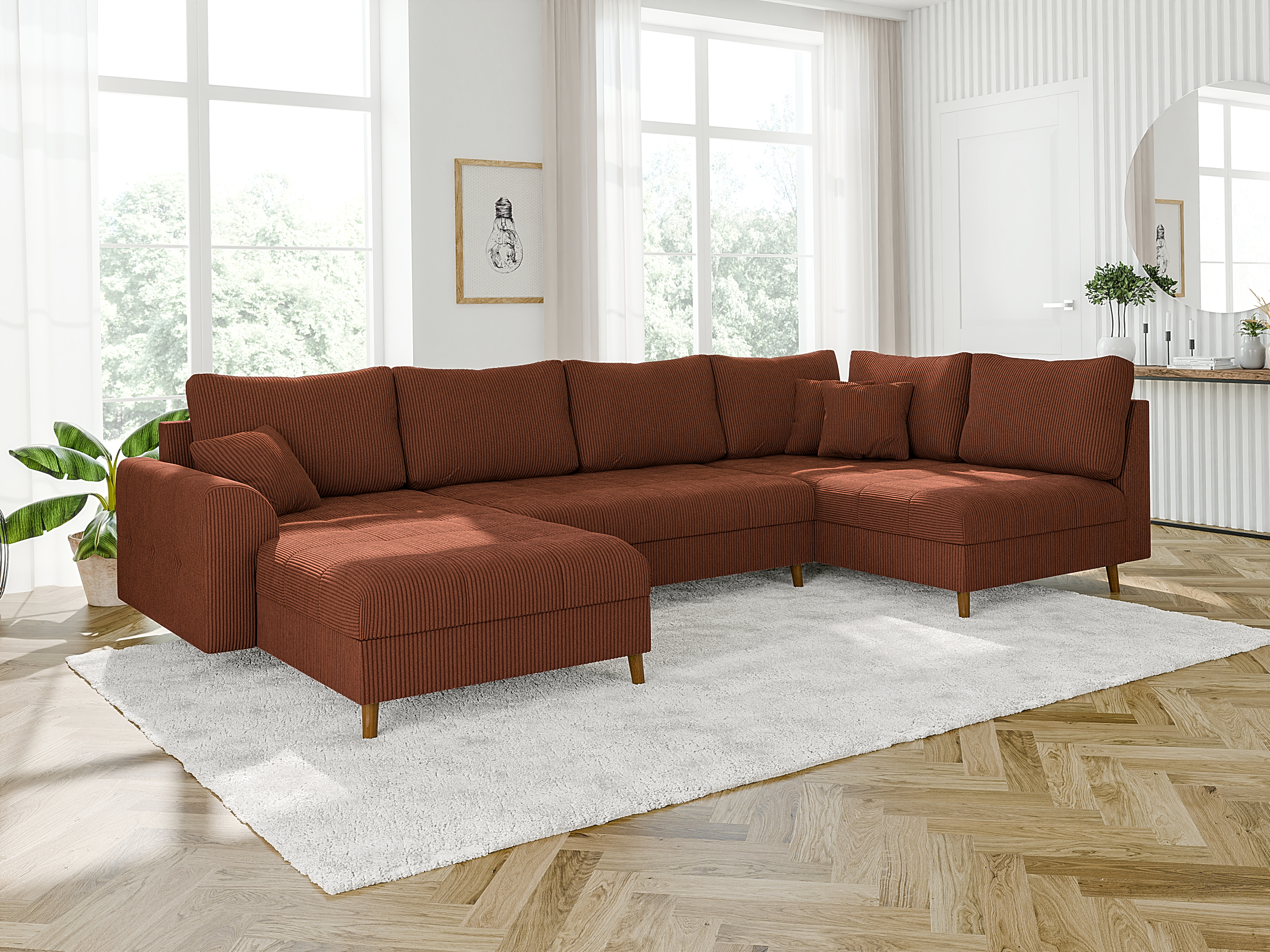 Corner sofa Elbmori 101 (Lincoln 57)